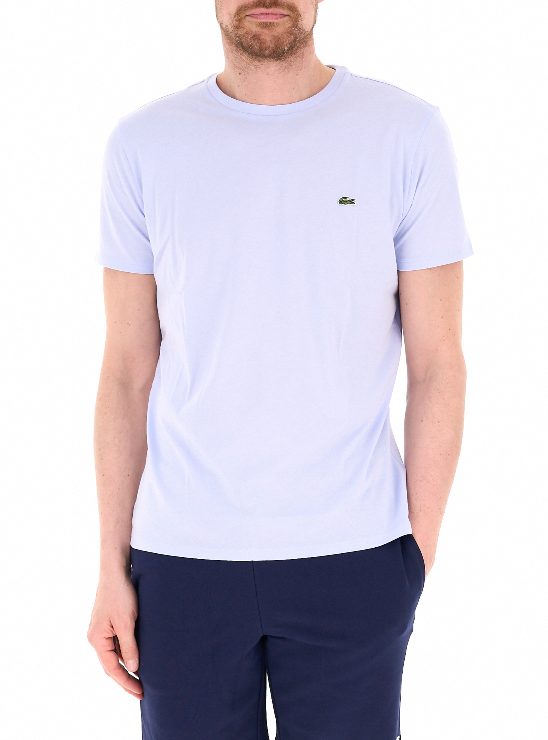 T-shirt in cotone AZZURRO CHIARO