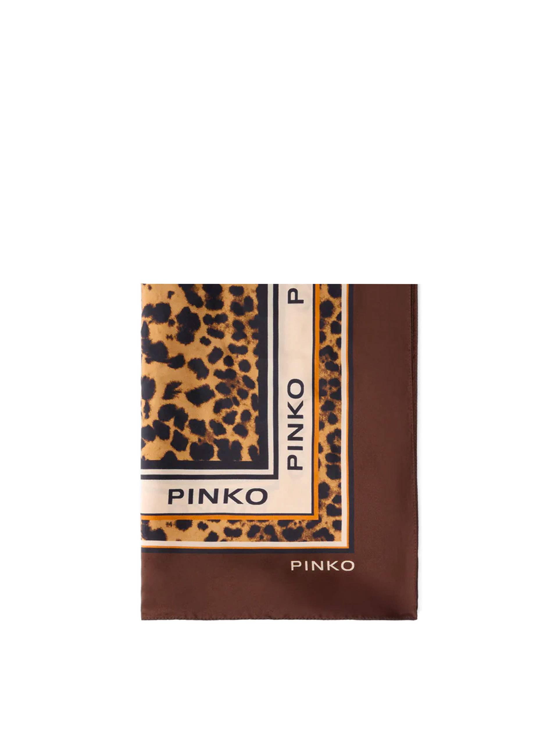 Pinko Foulard misto seta MARRONE U