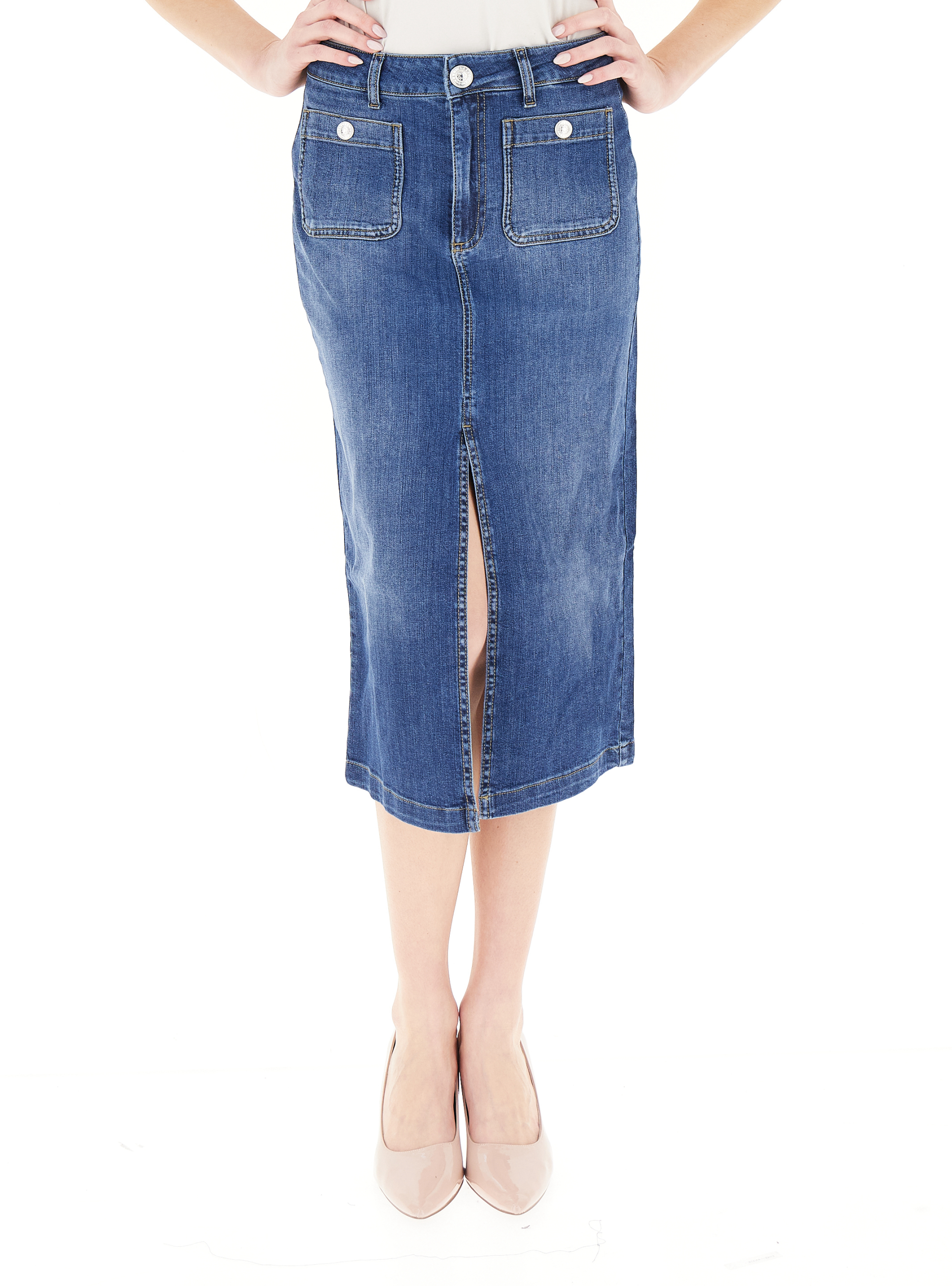 LIU JO Gonna in jeans BLU