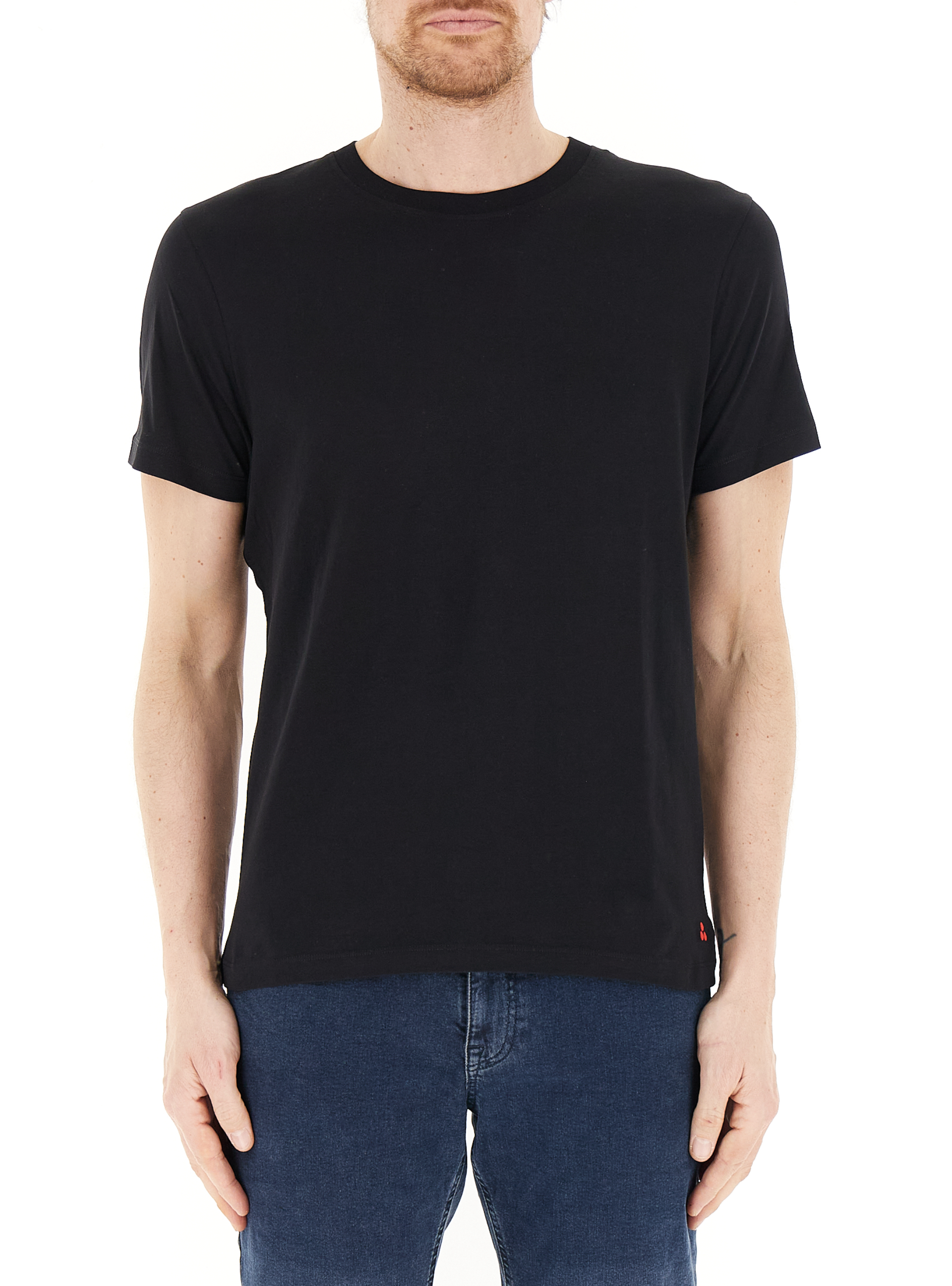PEUTEREY T-shirt girocollo NERO