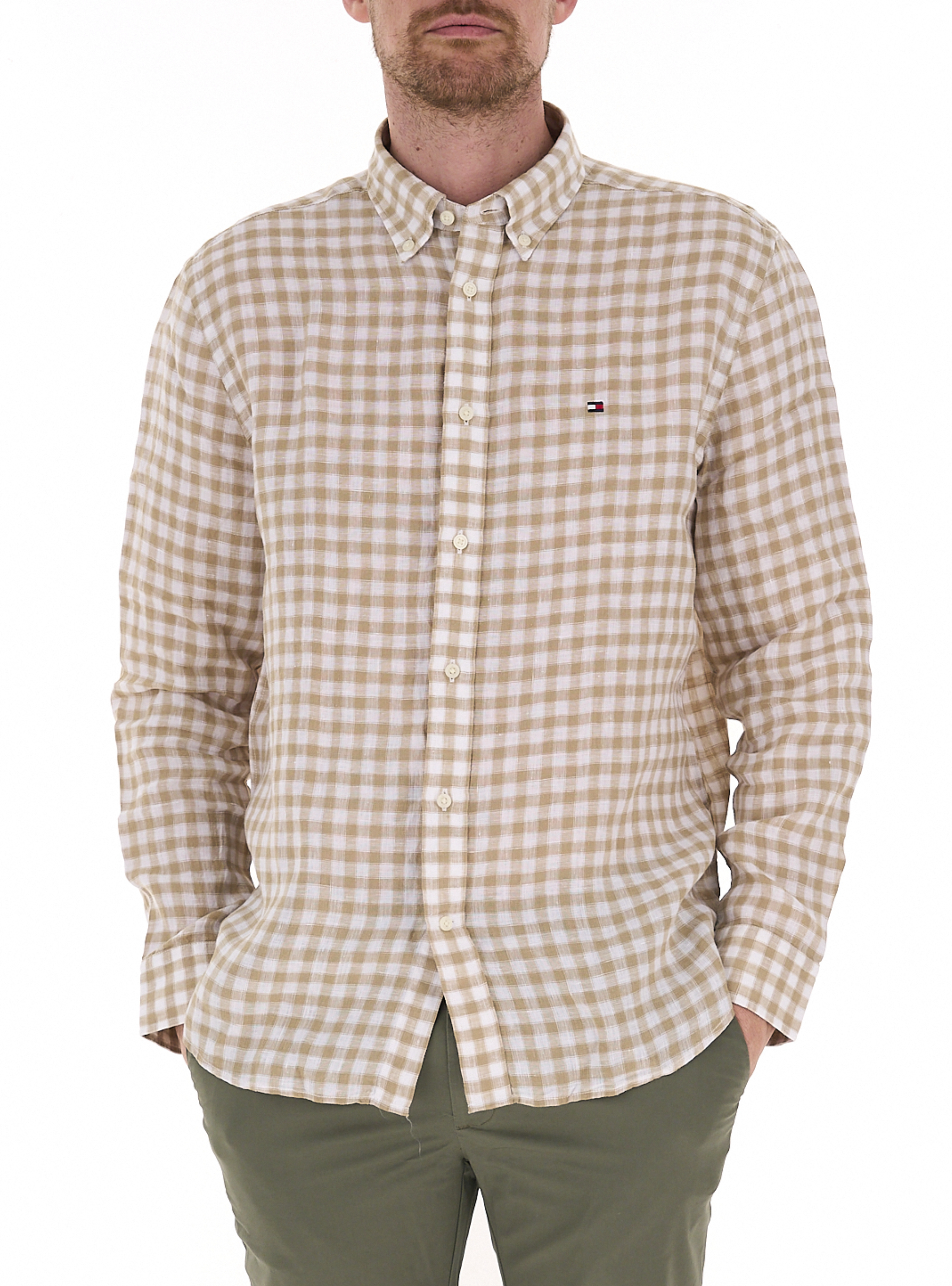 Camicia in lino BEIGE
