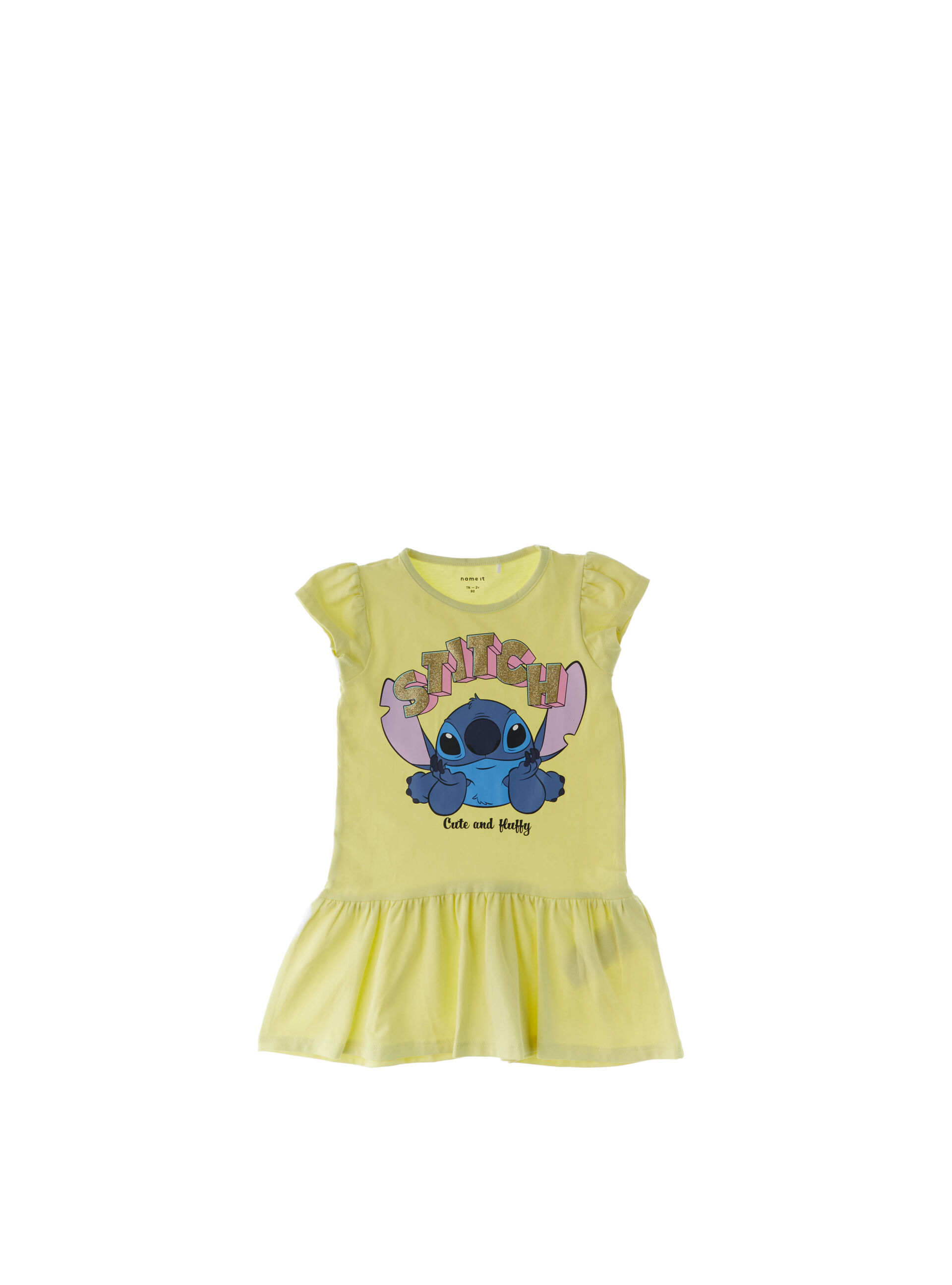 Abito svasato cotone GIALLO 104
