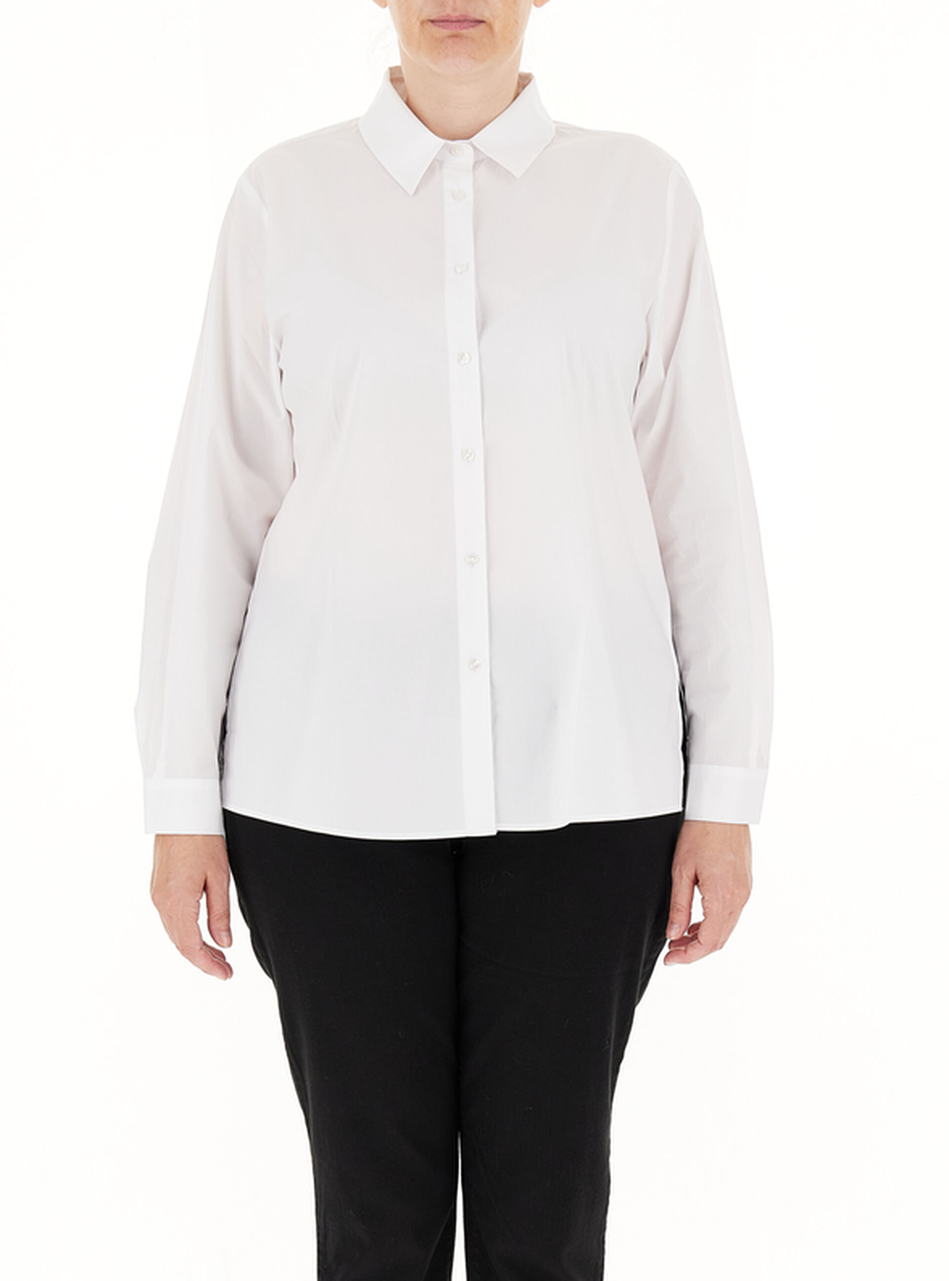 Camicia in cotone BIANCO