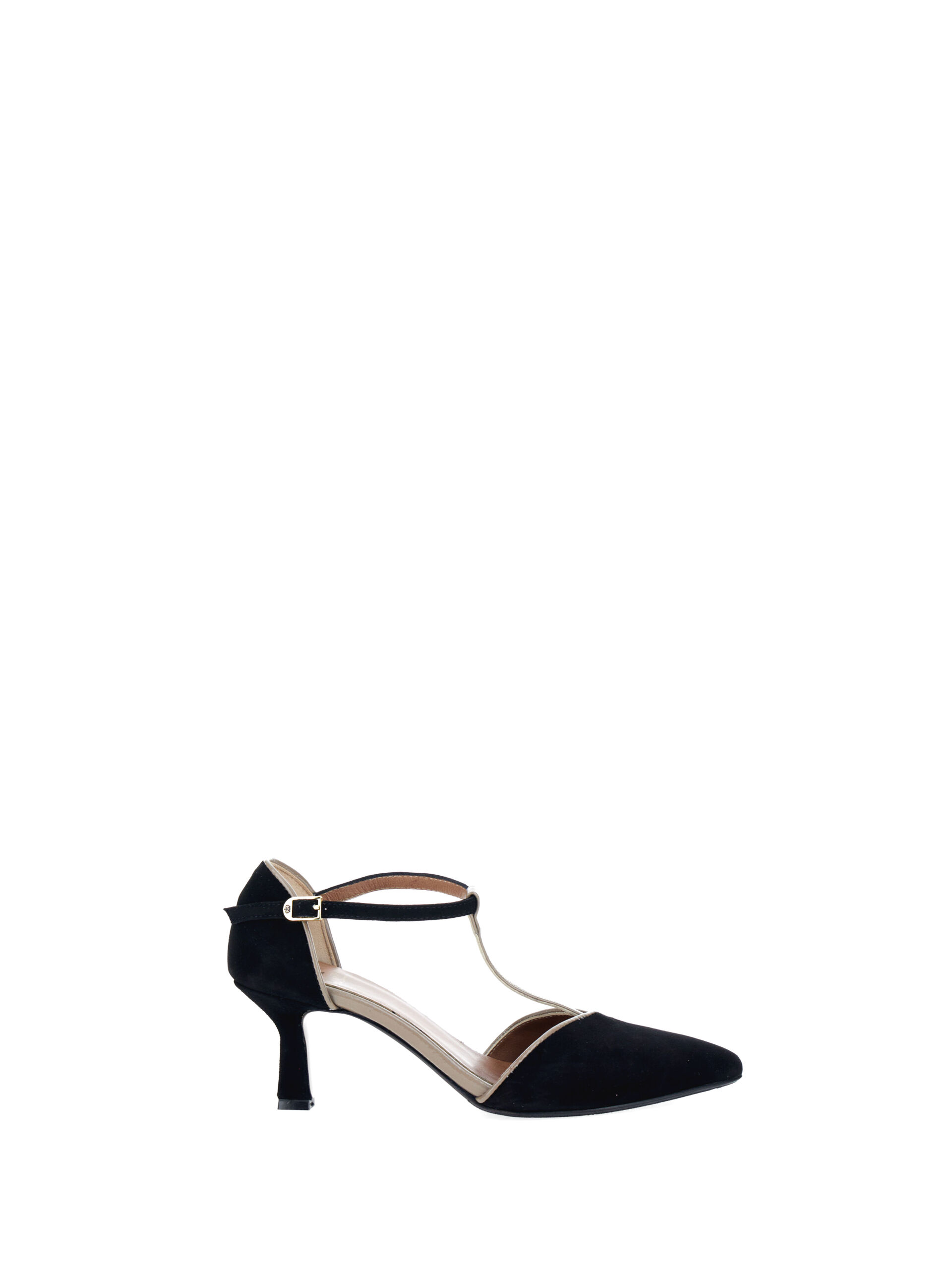 Décolleté scamosciati NERO