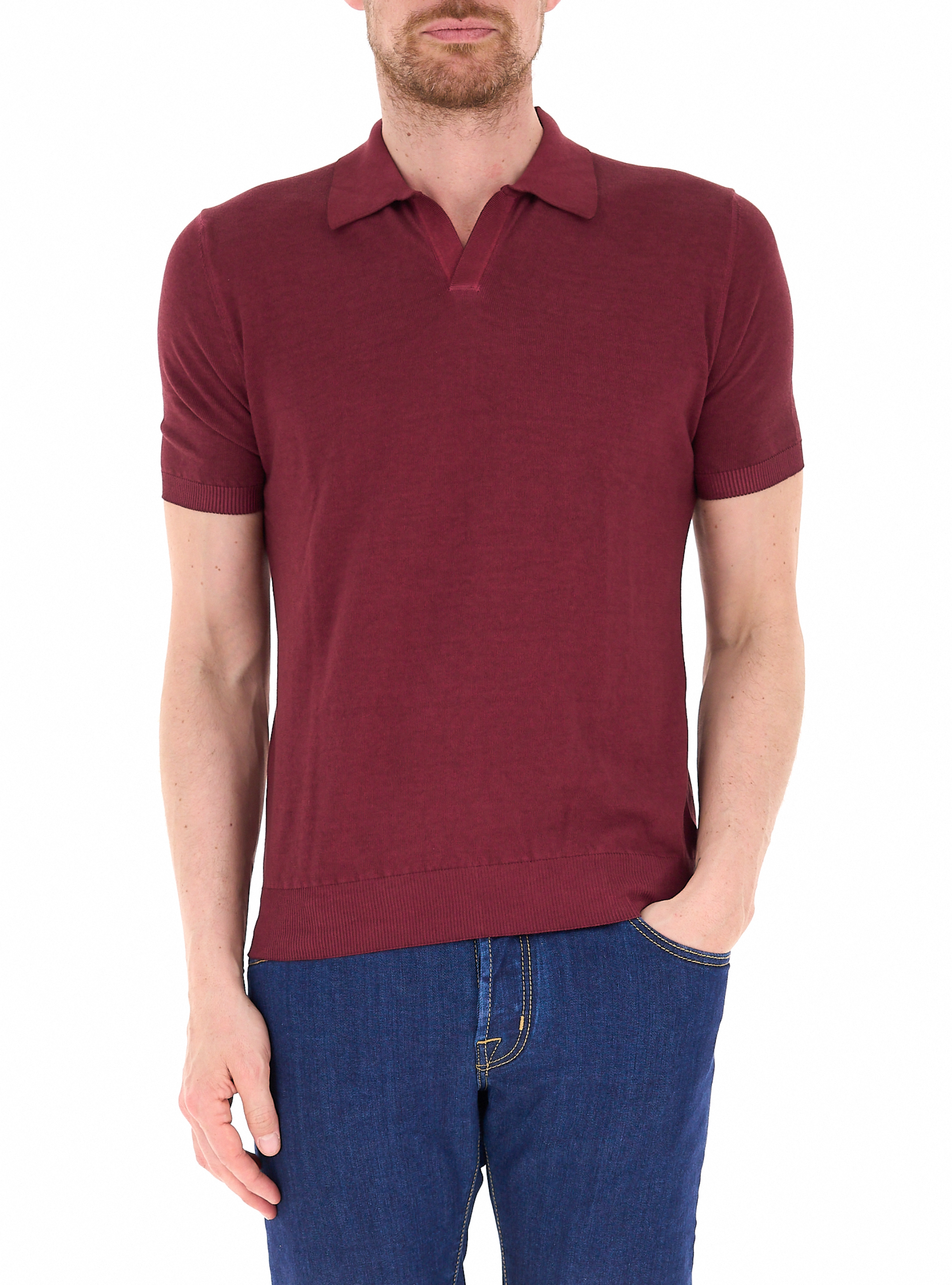 Polo maniche corte BORDEAUX