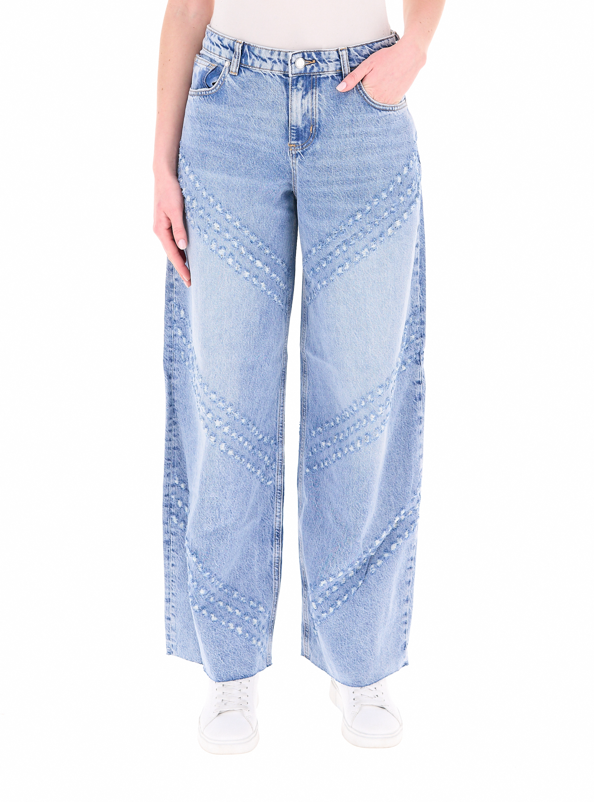 LIU JO Jeans wide leg AZZURRO
