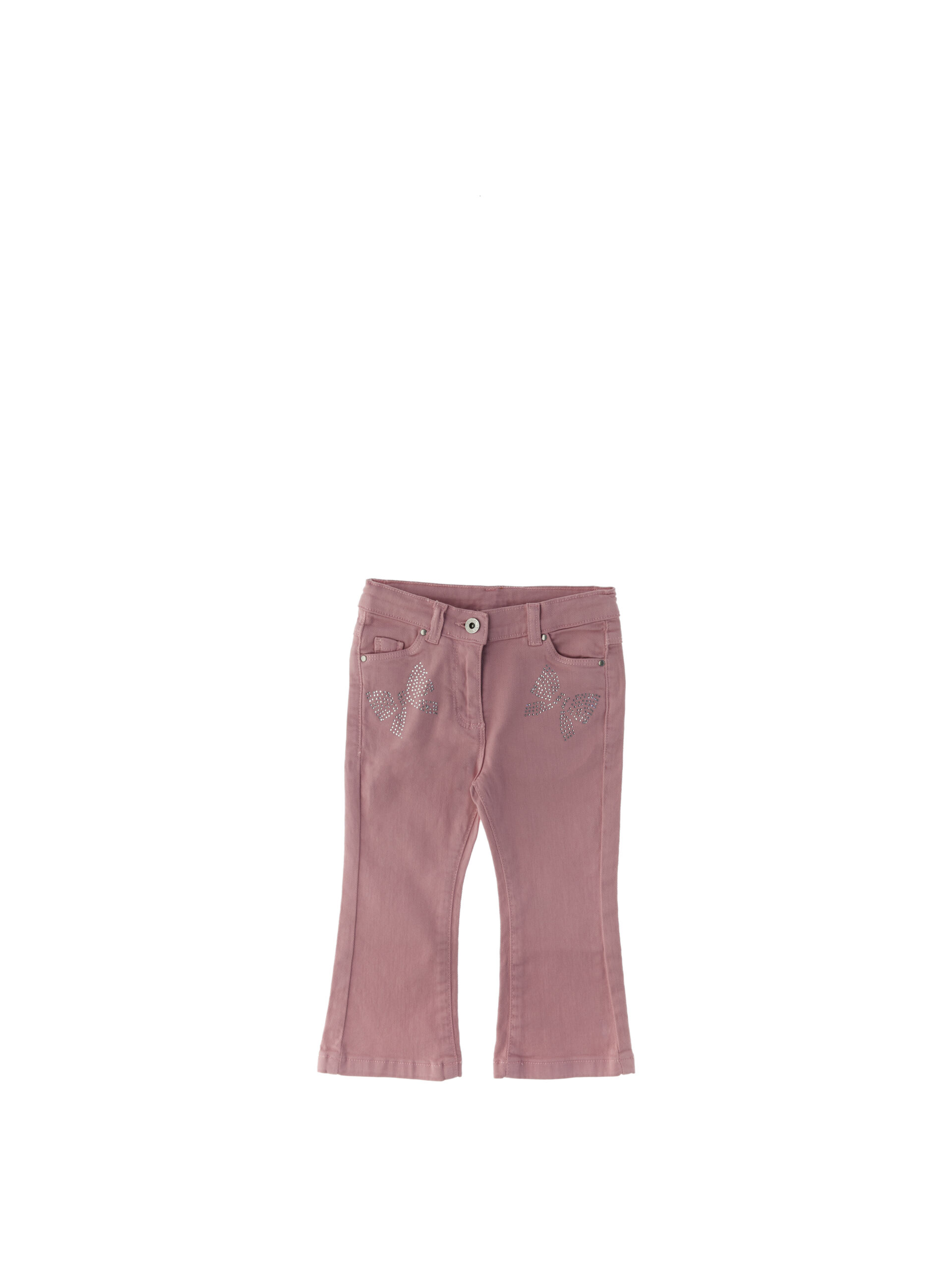 Pantalone in cotone ROSA ANTICO