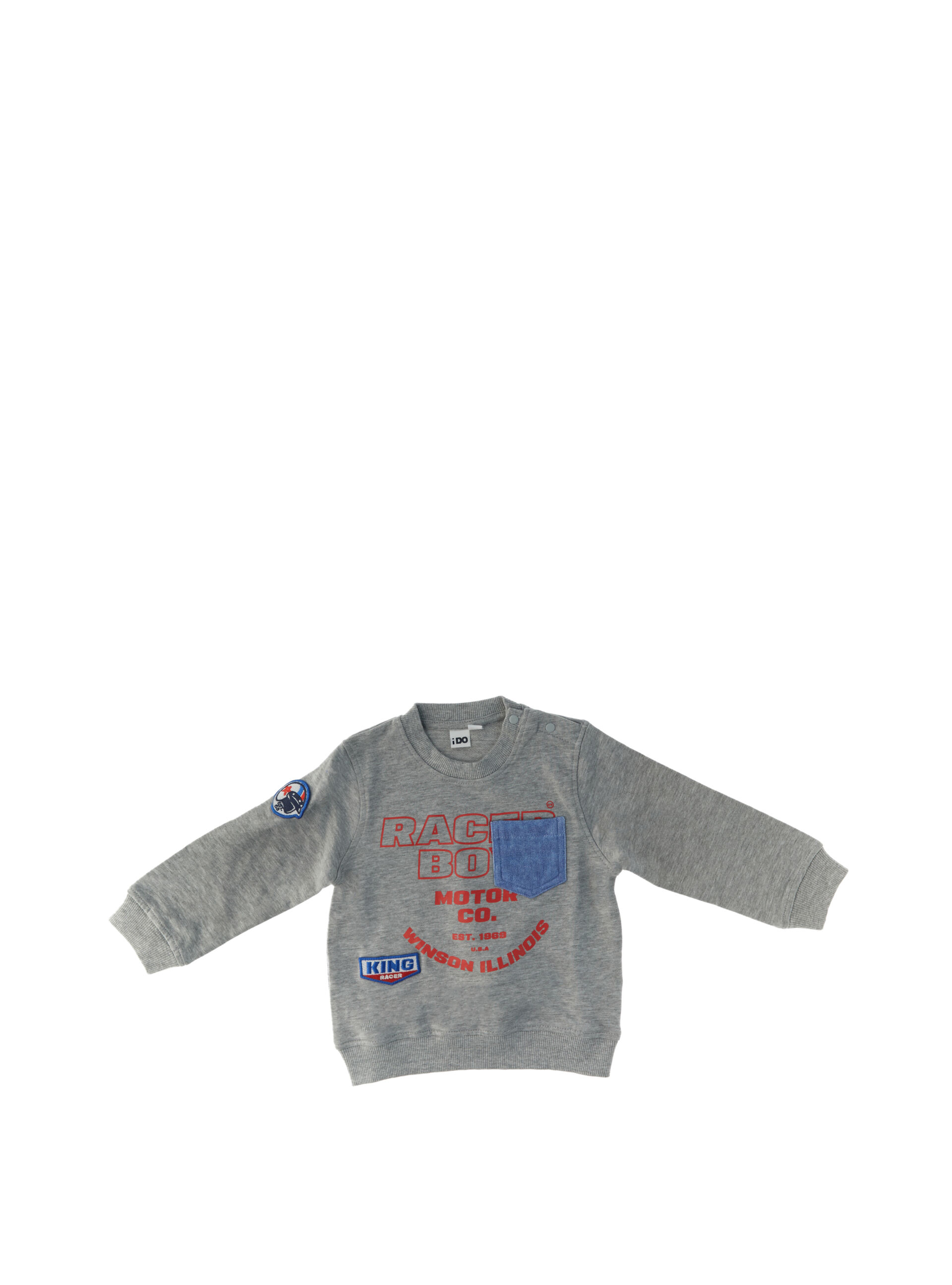 IDO Felpa girocollo GRIGIO 18M
