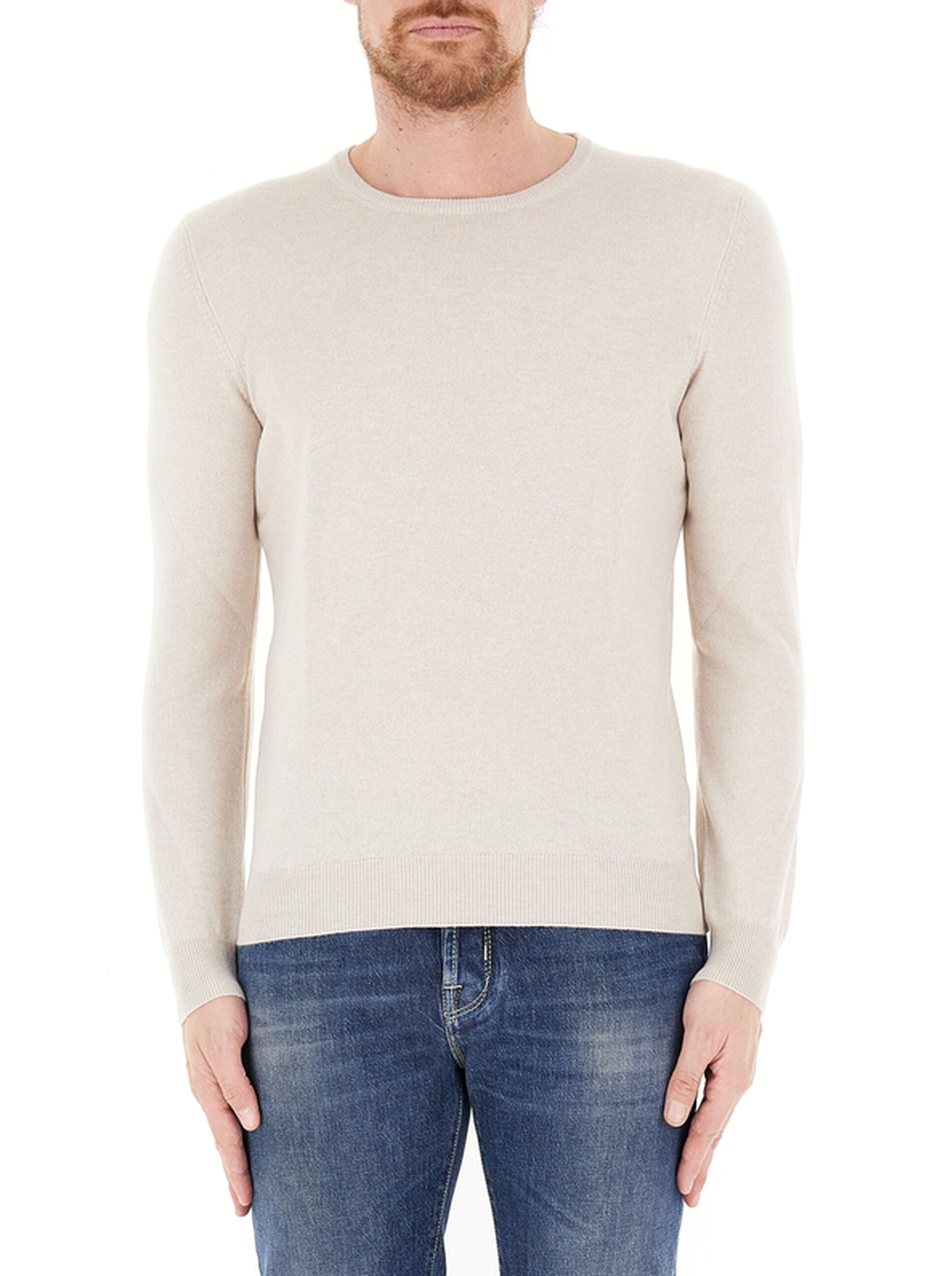 Maglione in cashmere AVORIO 48