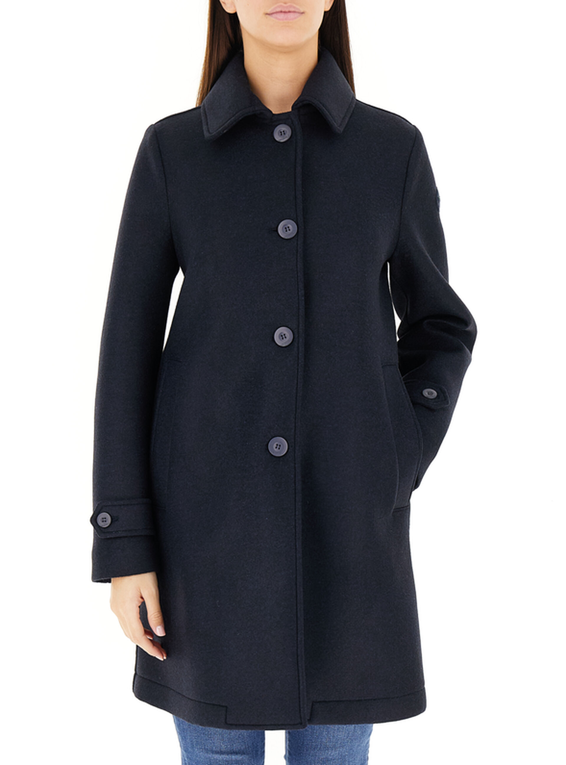 Cappotto misto lana ORIGINALS BLU NAVY 46