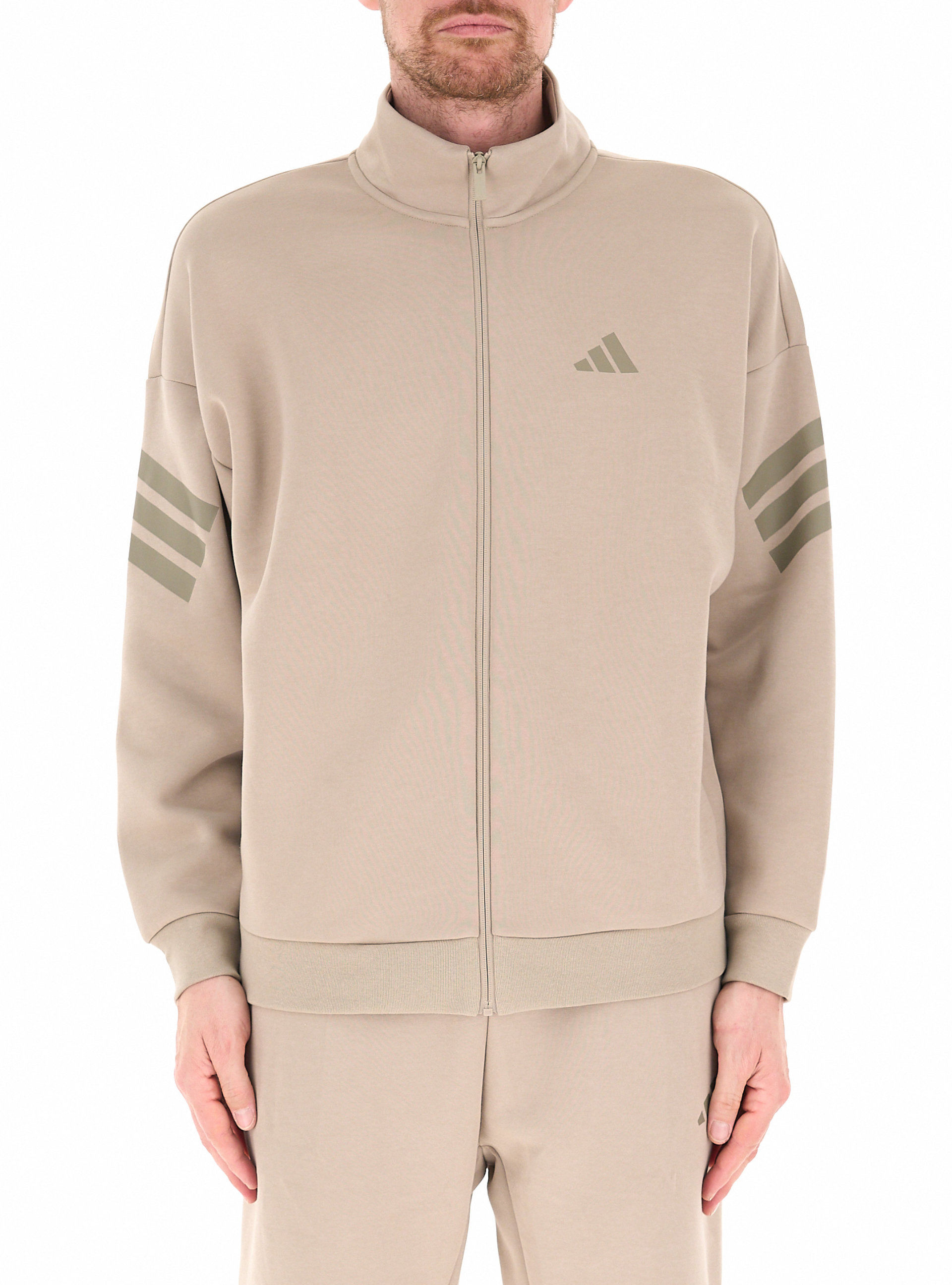 Adidas Felpa con zip BEIGE XL