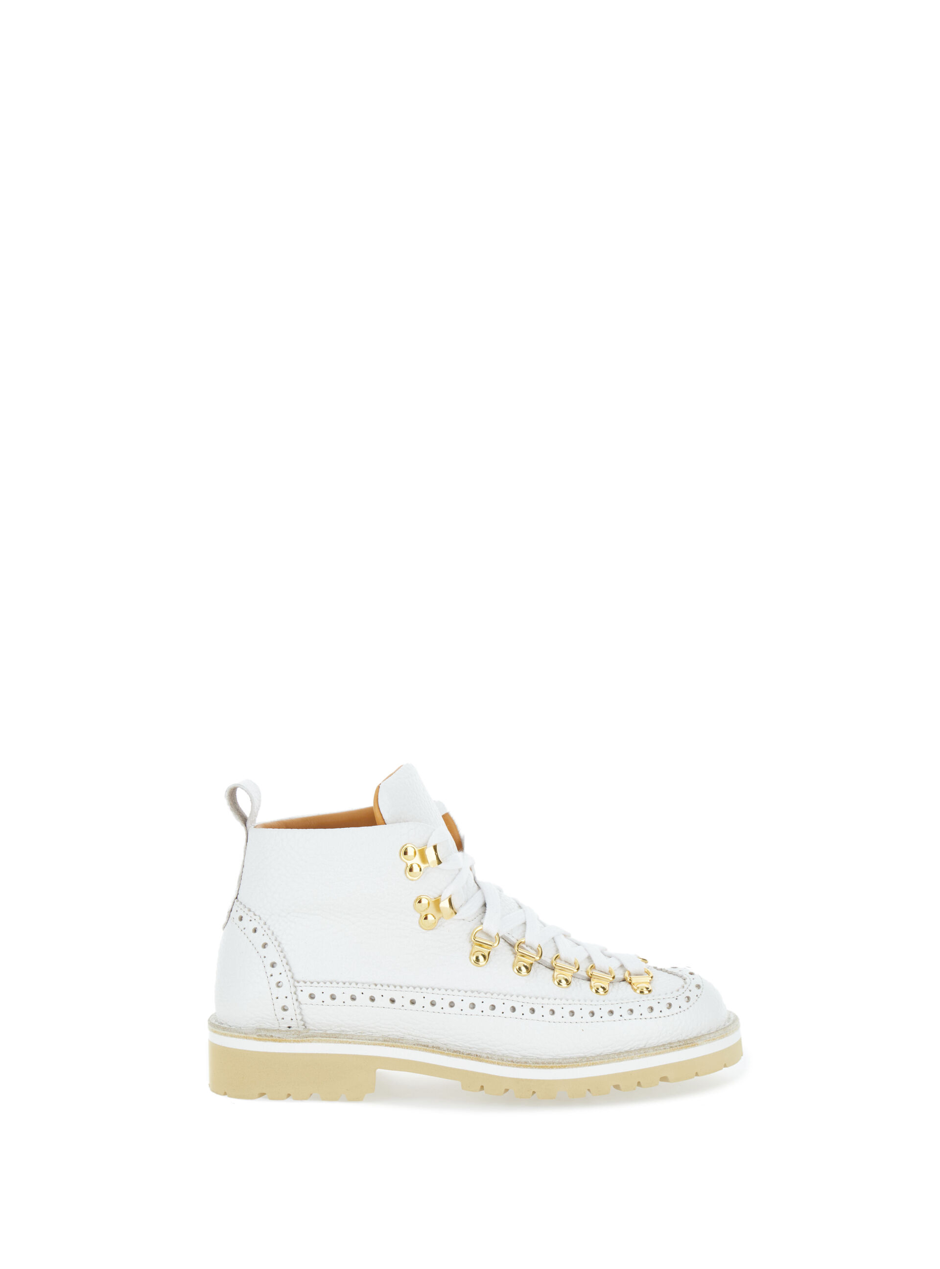 FRACAP Polacchini in pelle BIANCO