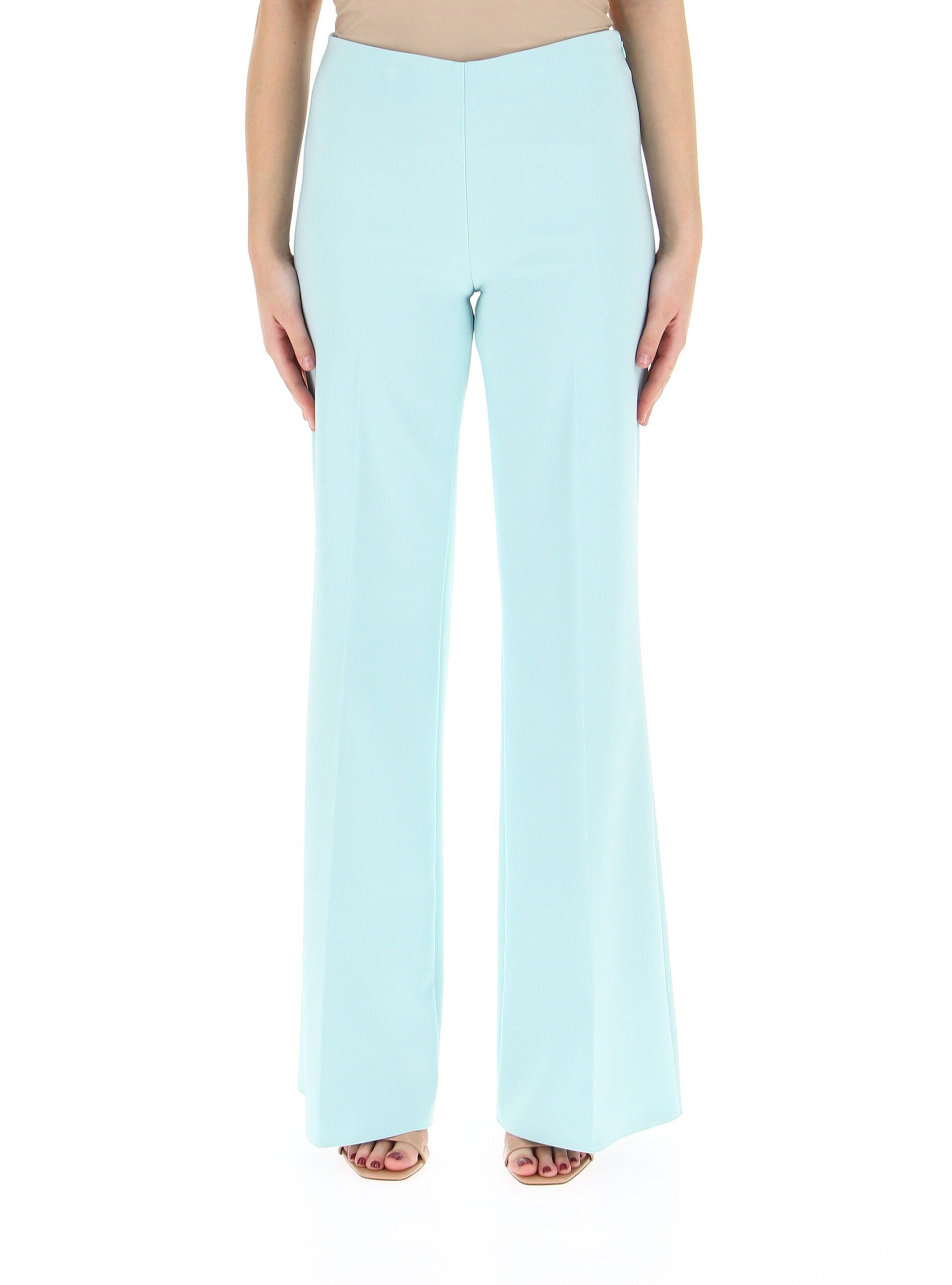 Pantalone flare AZZURRO
