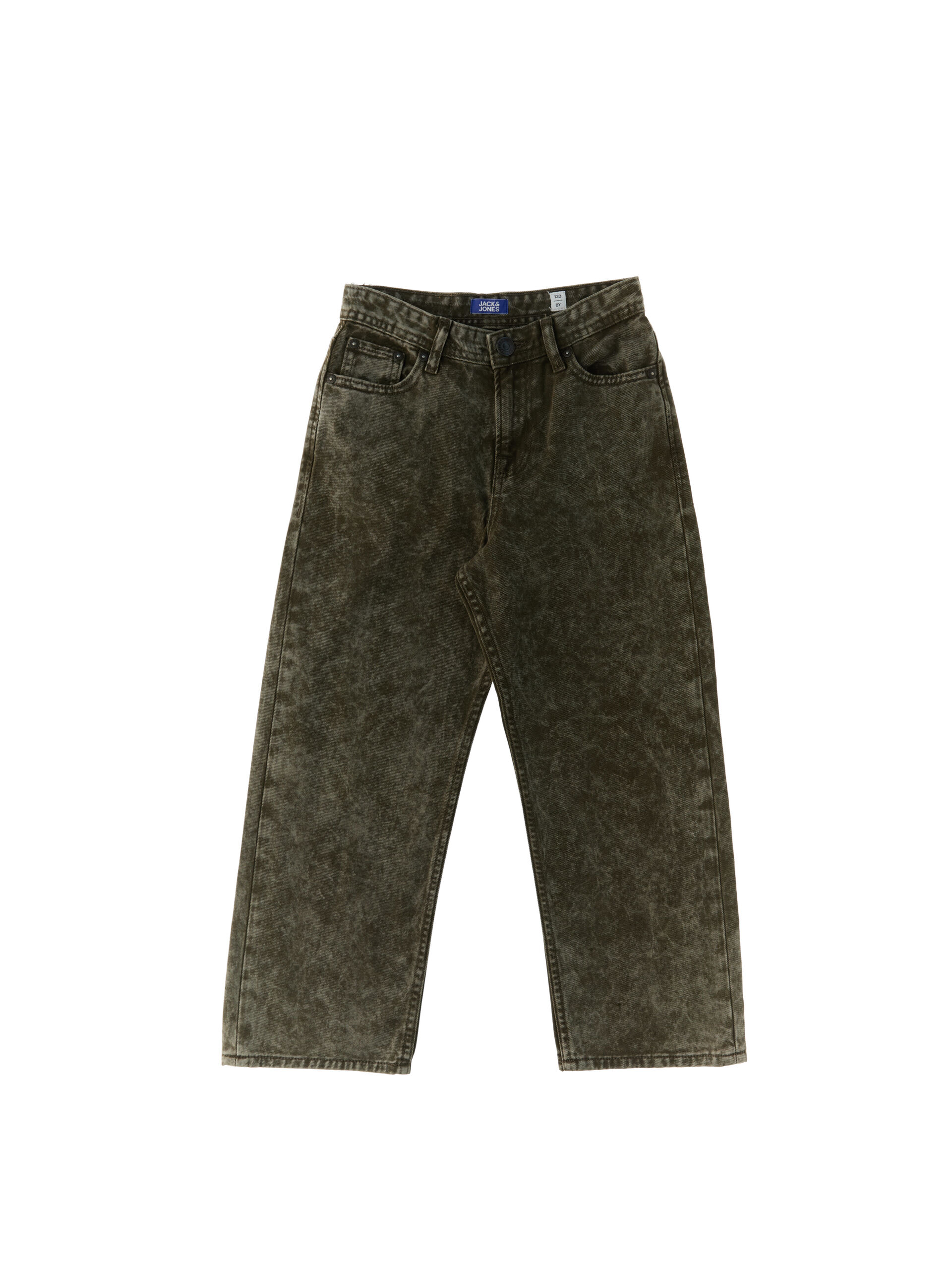 Jeans straight leg MARRONE