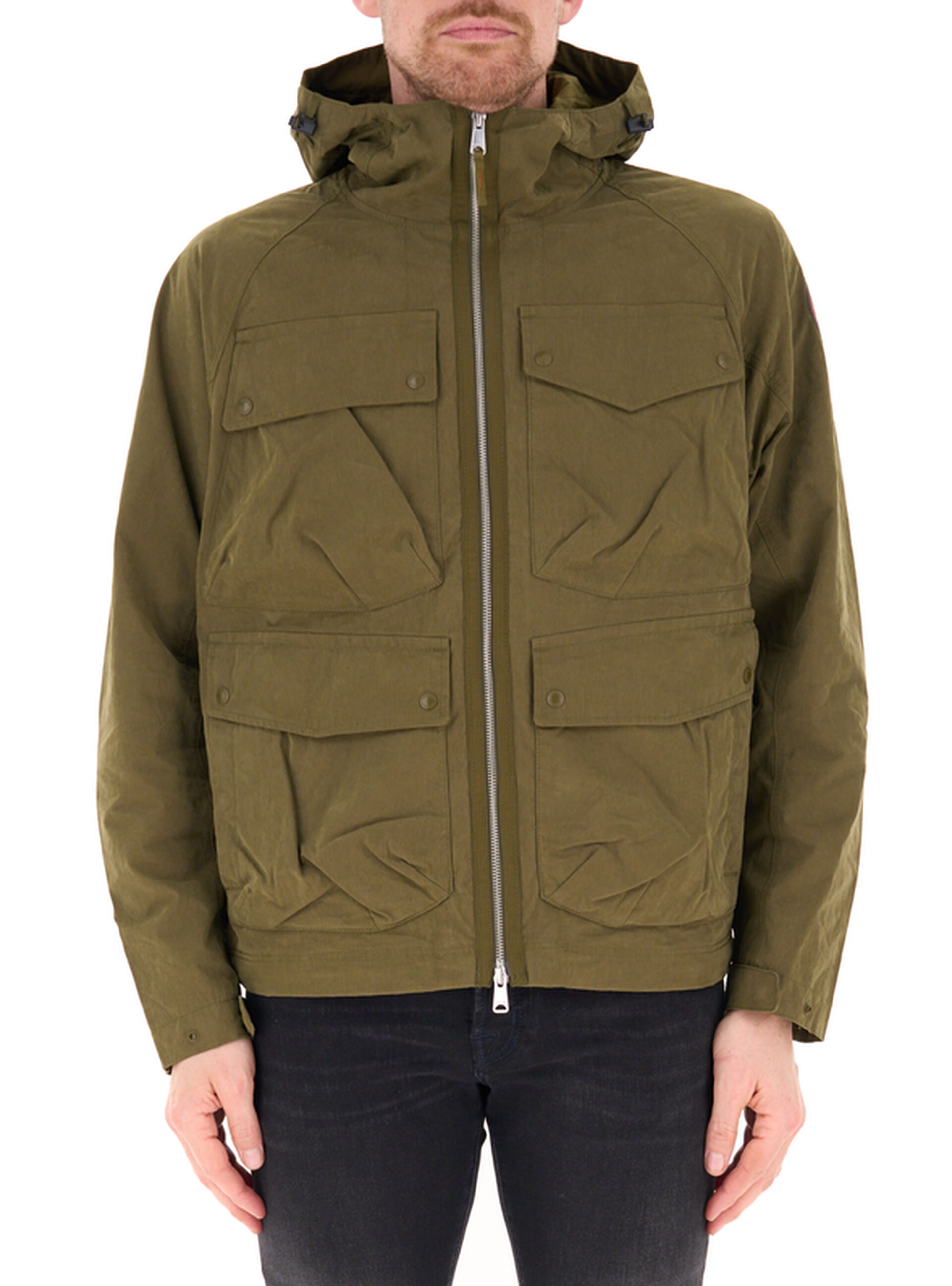 Giubbino con tasche VERDE MILITARE XL