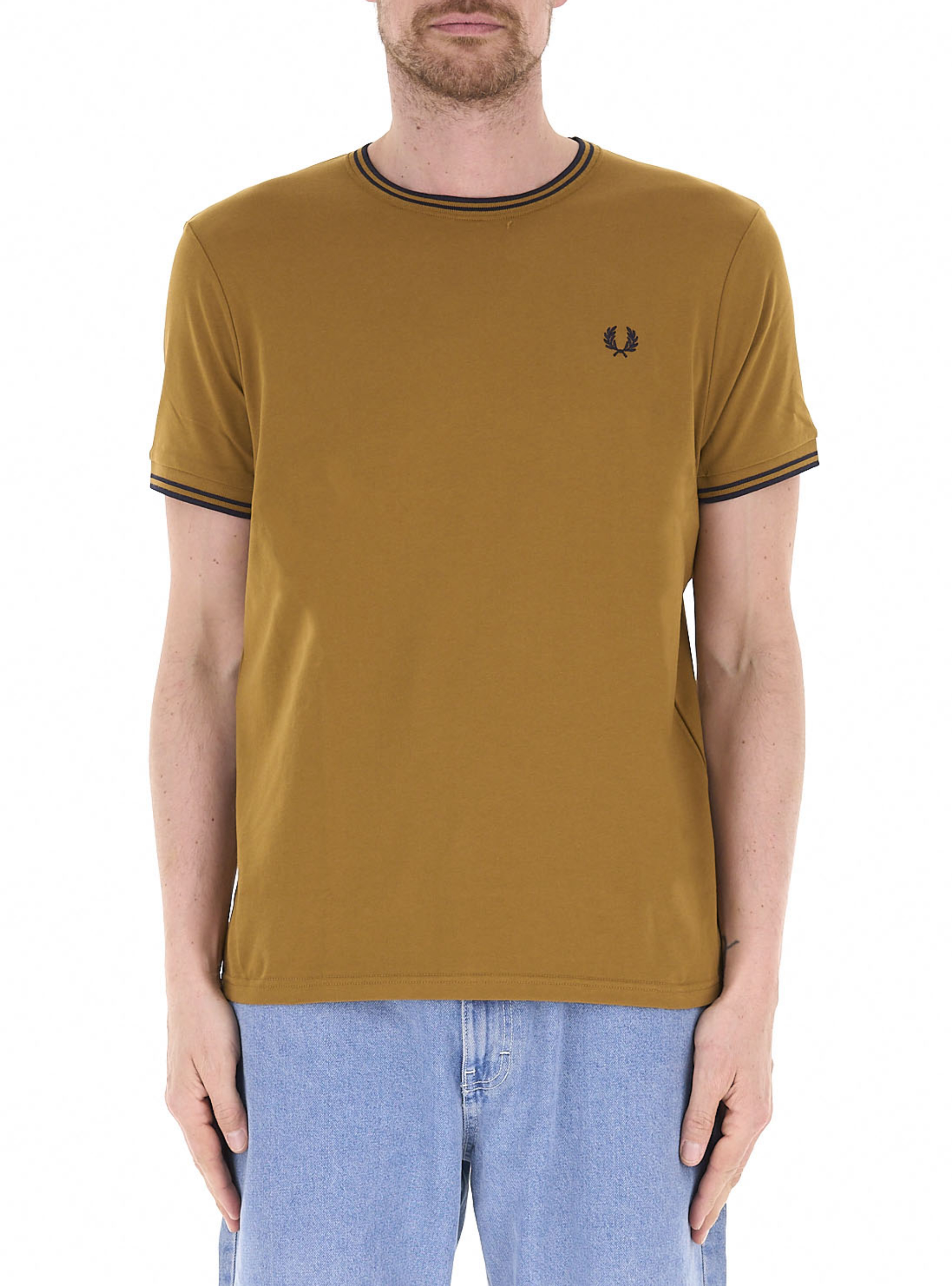 T-shirt girocollo SENAPE L