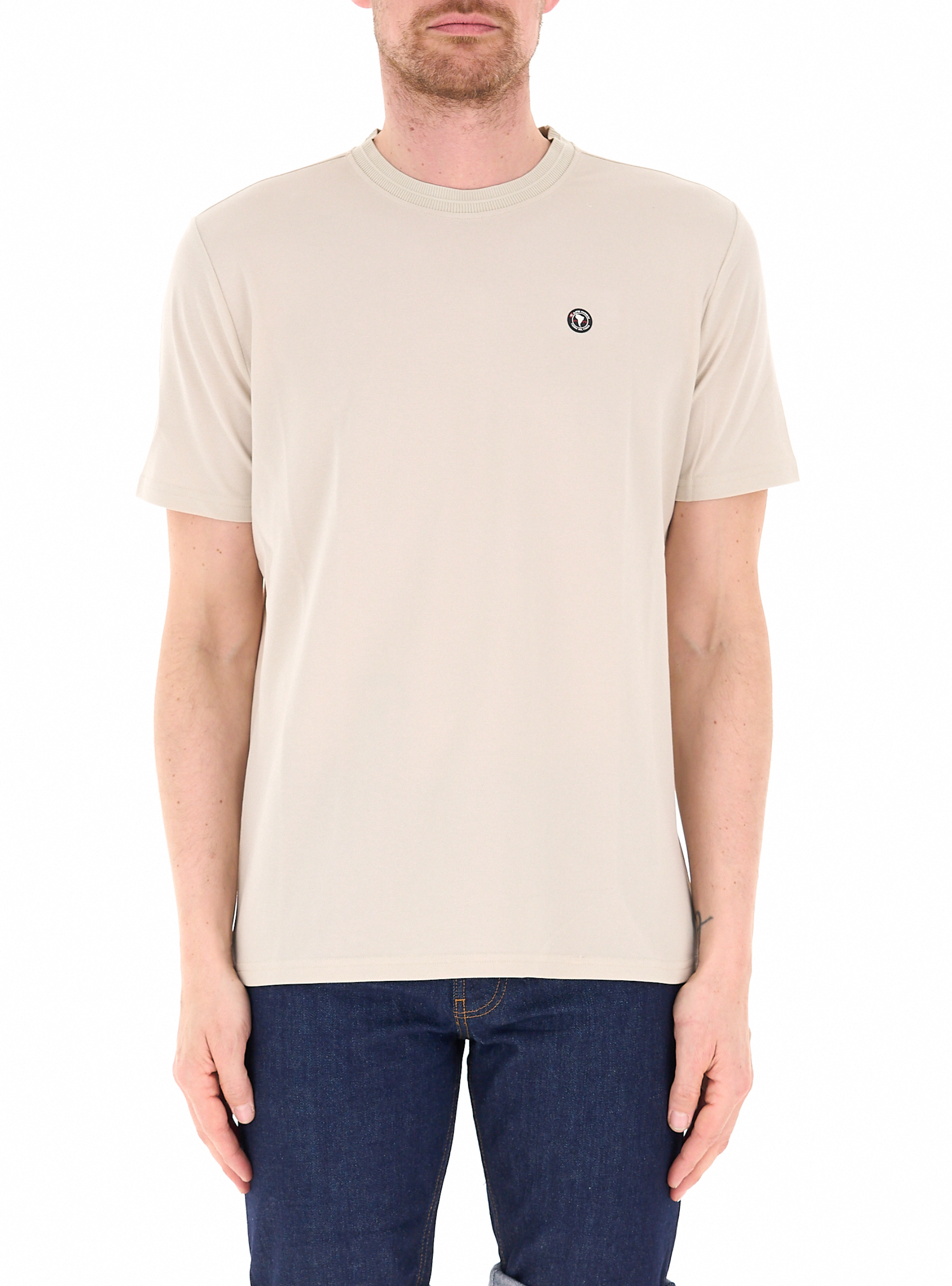 T-shirt girocollo CHAMPAGNE M