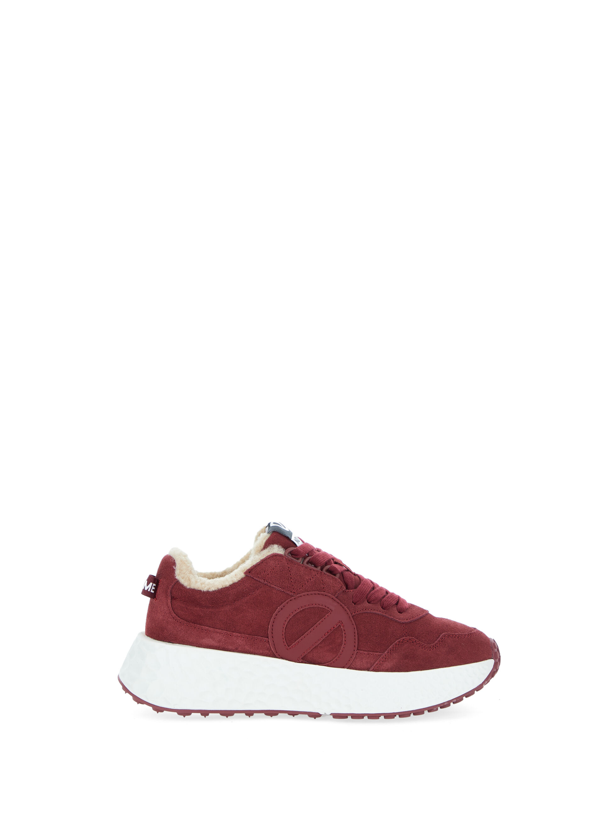 Sneakers pelle scamosciata BORDEAUX 40