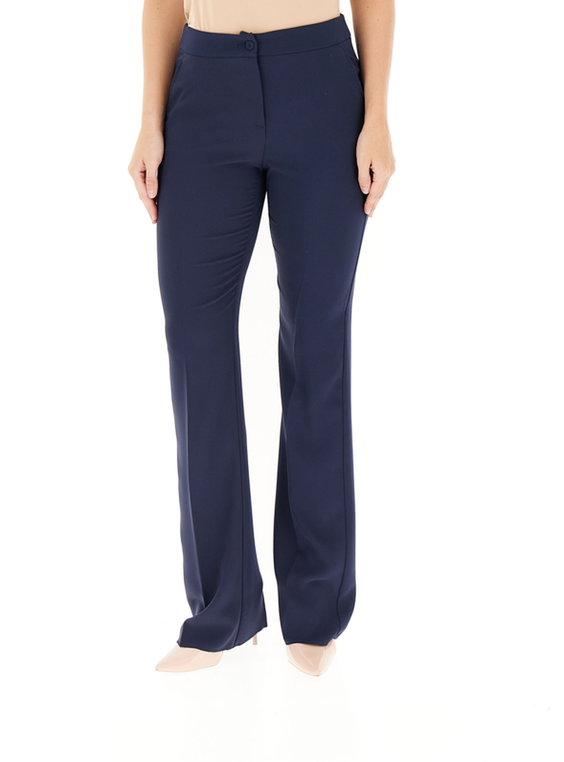 Pantalone flare BLU NAVY