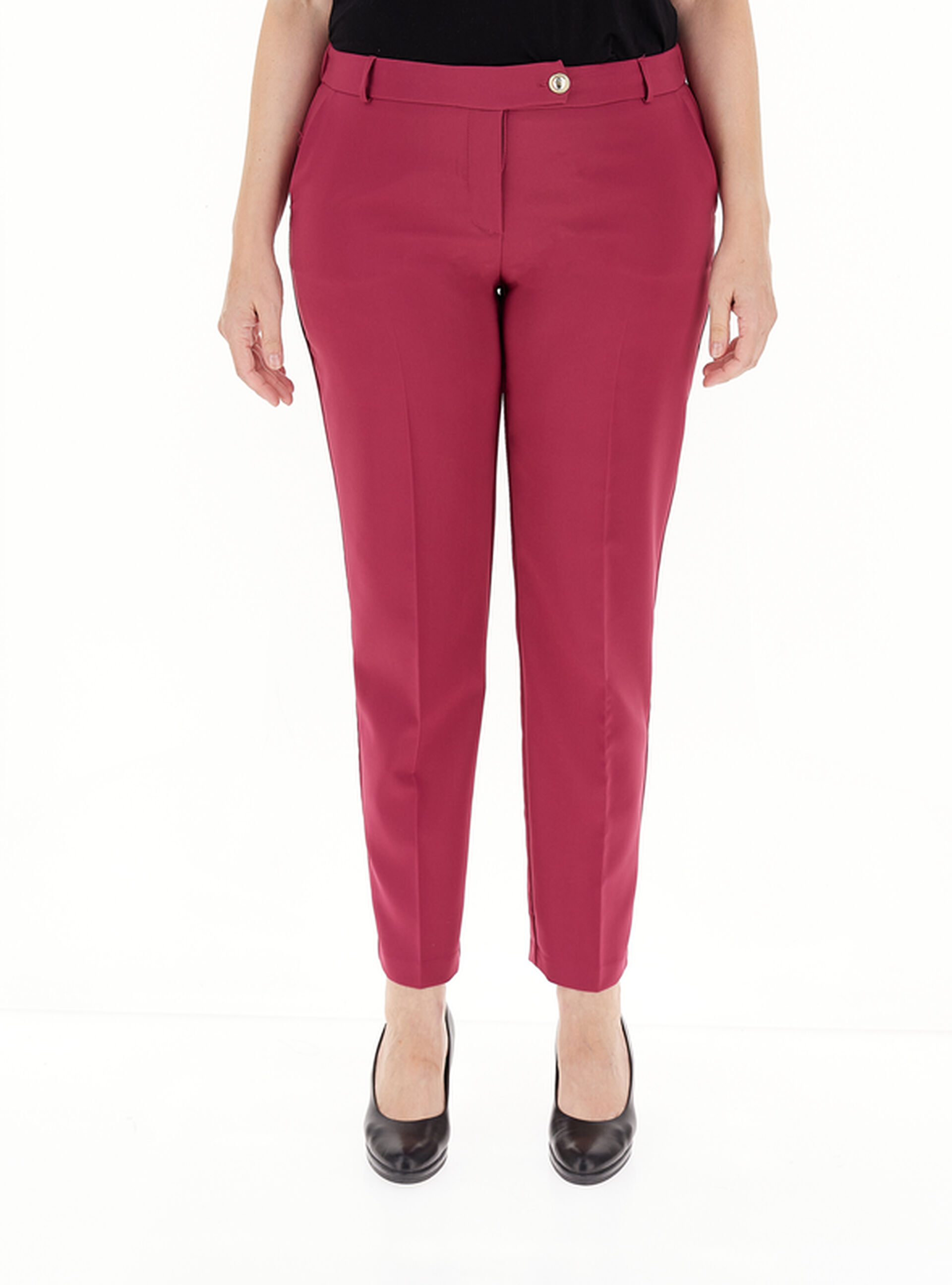 Pantalone a sigaretta ROSSO