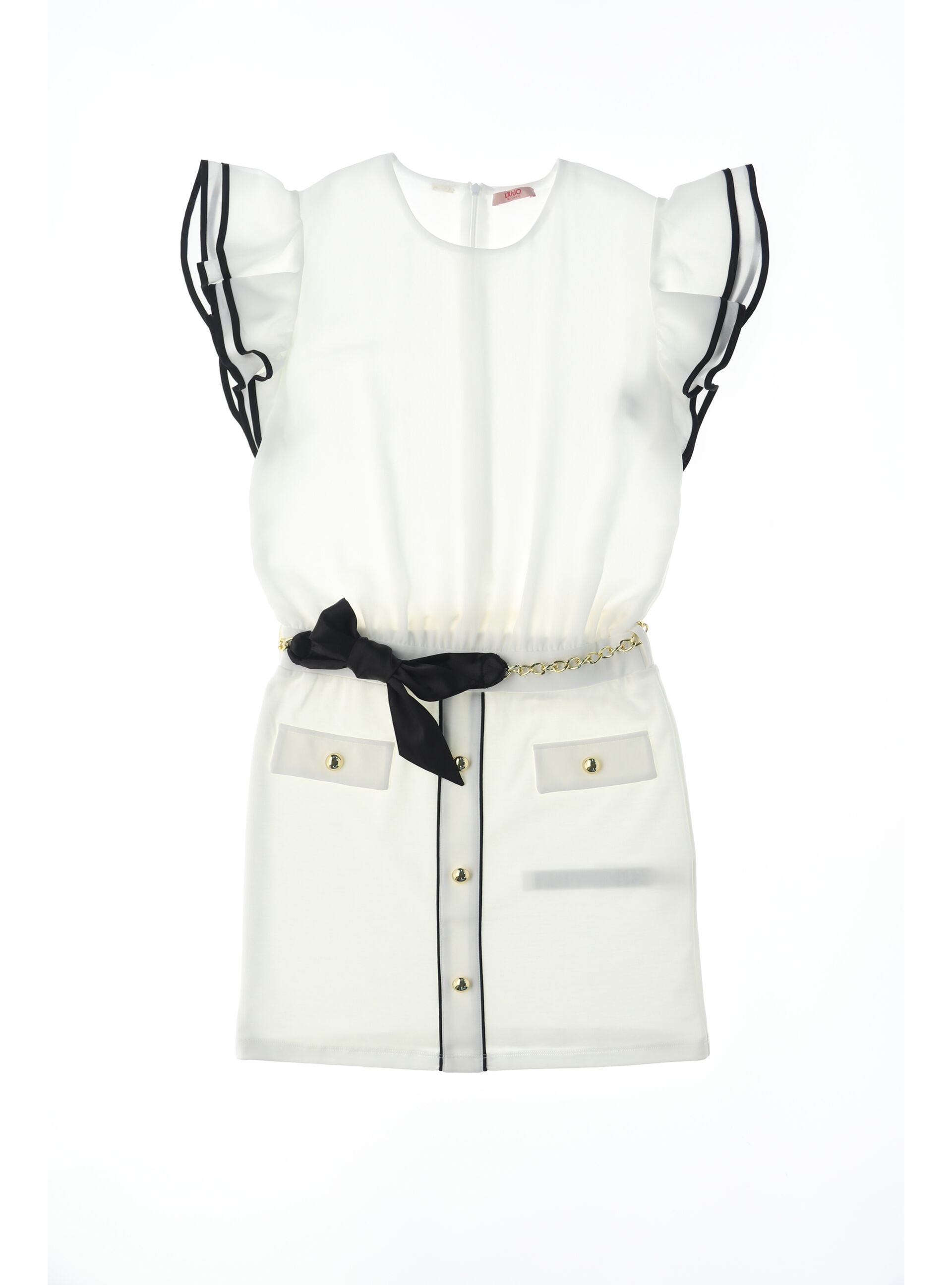 Abito con cintura JUNIOR BIANCO