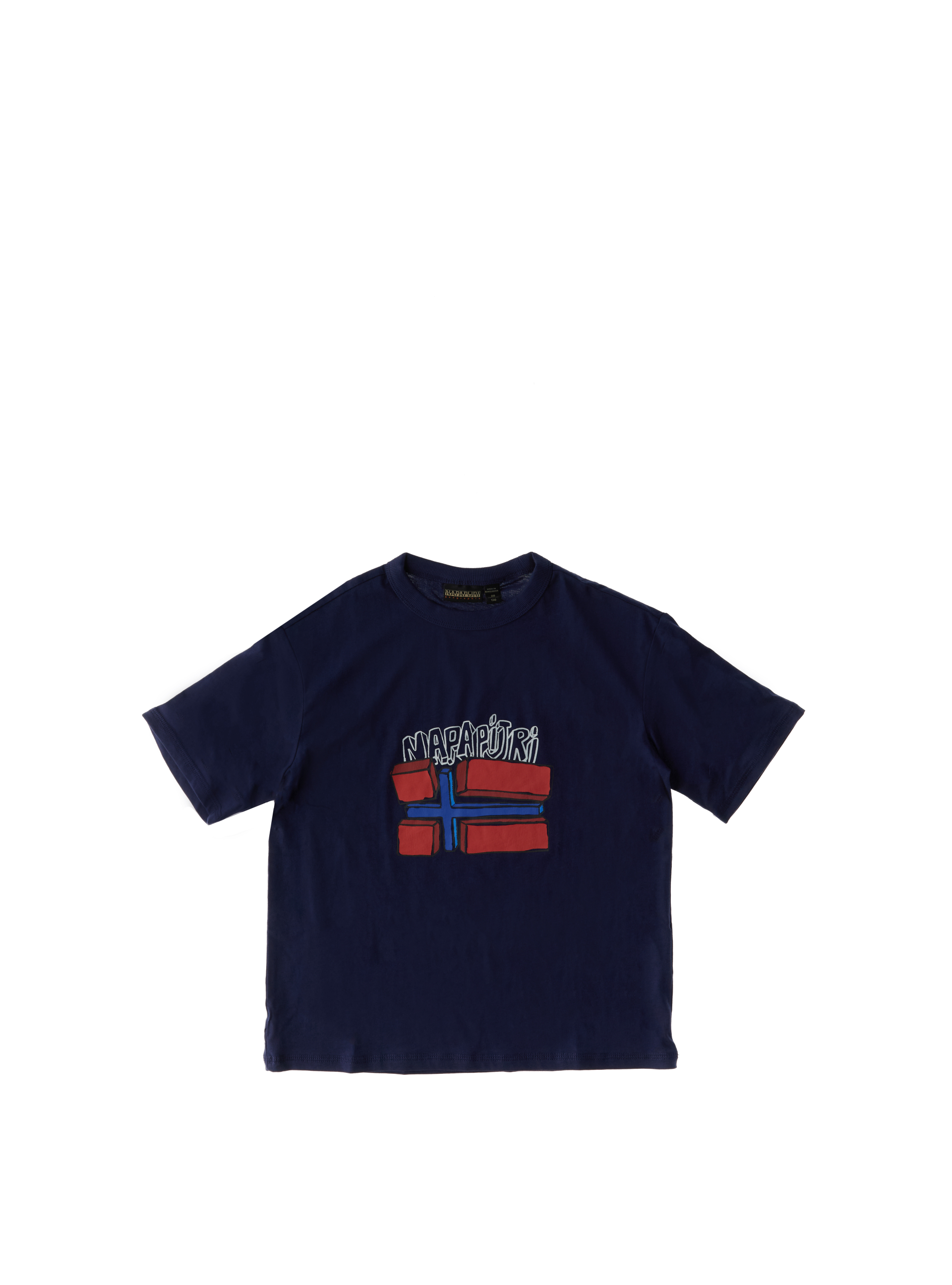 T-shirt girocollo BLU NAVY 14