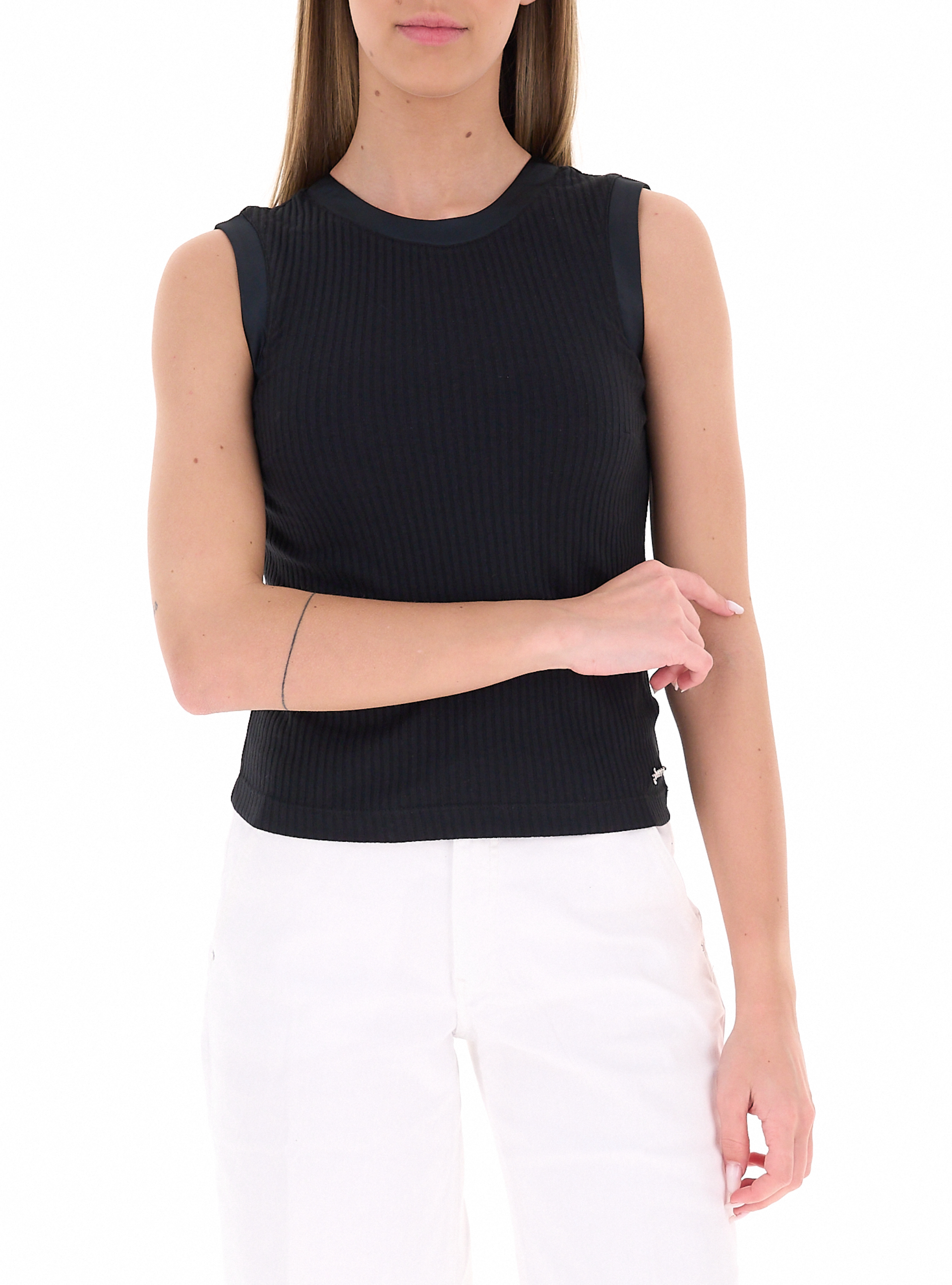 Guess Canotta girocollo NERO