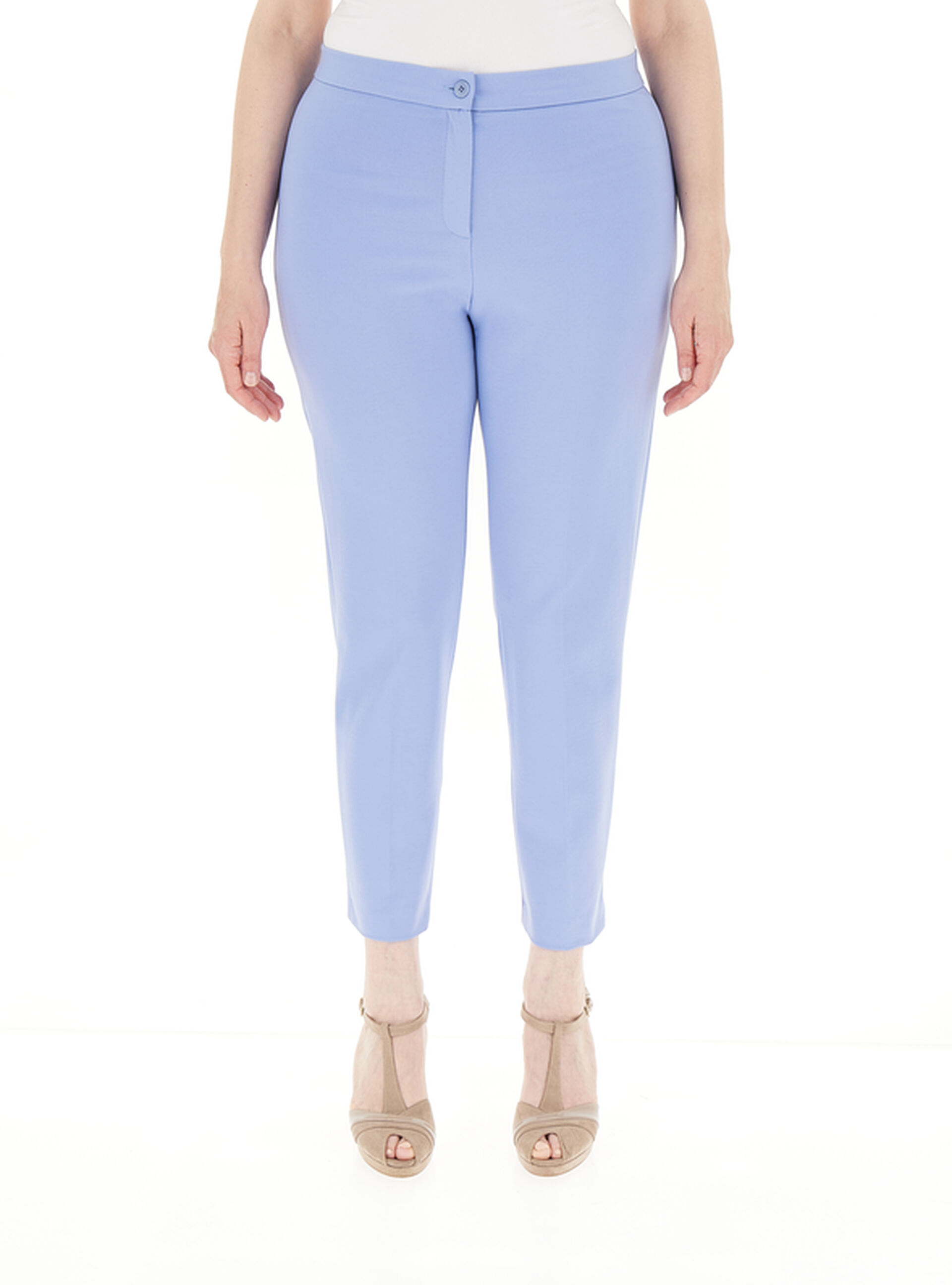 Pantalone a sigaretta AZZURRO