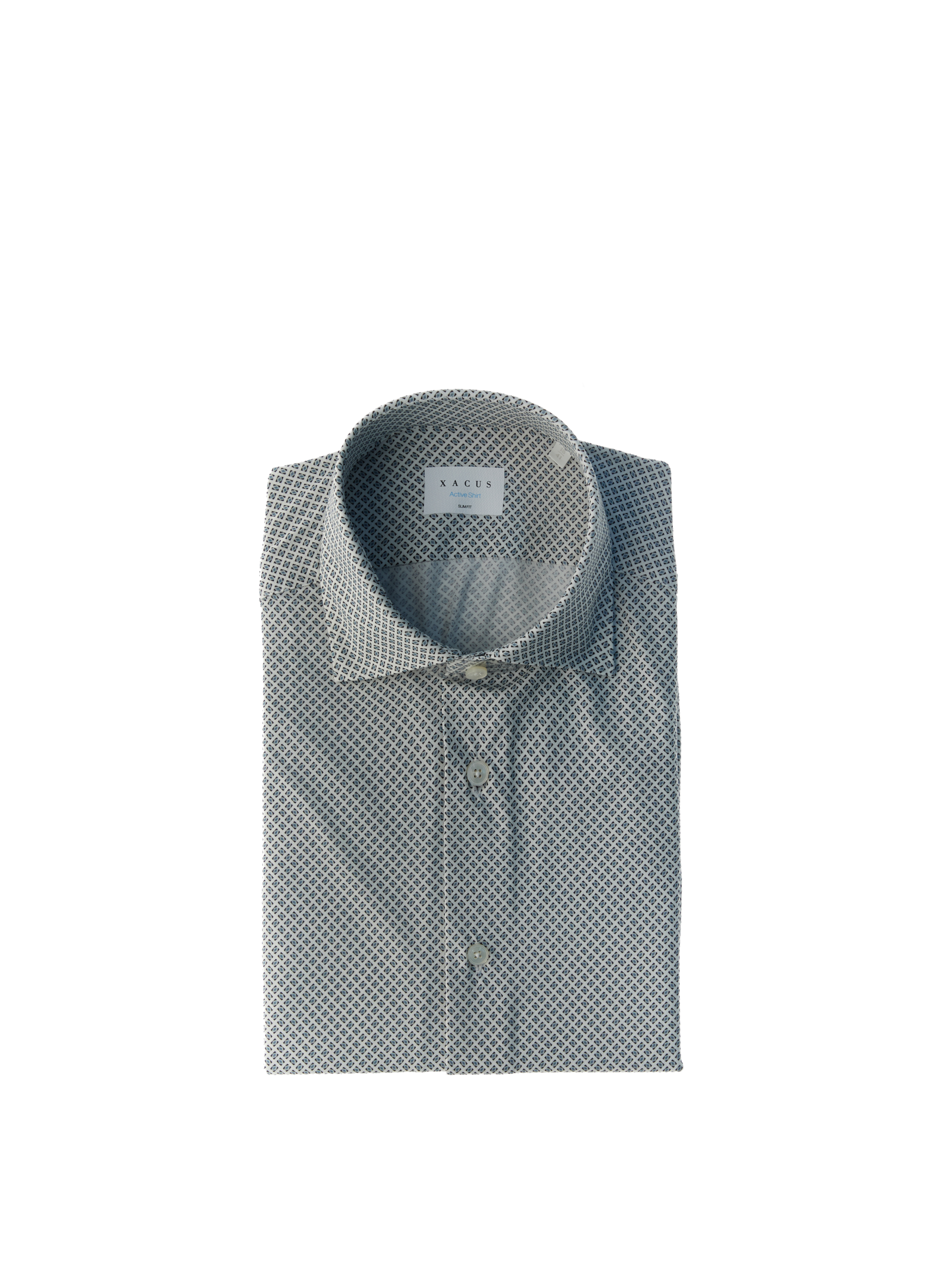 XACUS Camicia maniche corte GRIGIO