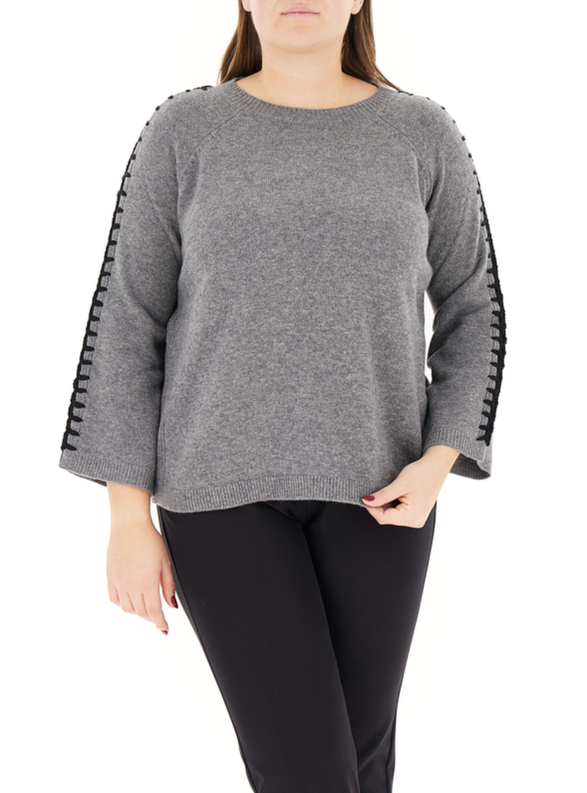 Maglione in lana COLLECTION GRIGIO XXL