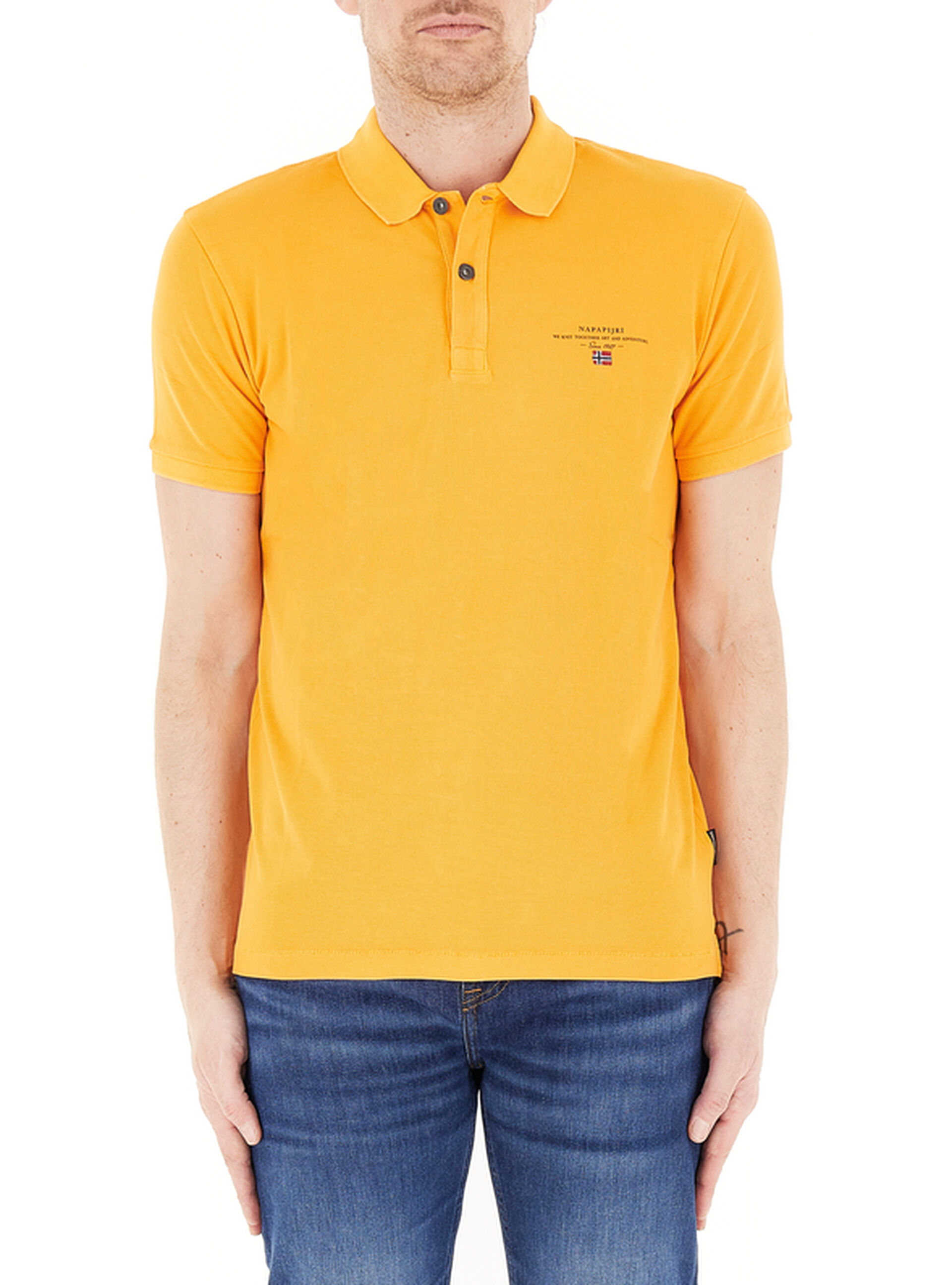 Polo manica corta ARANCIO CHIARO