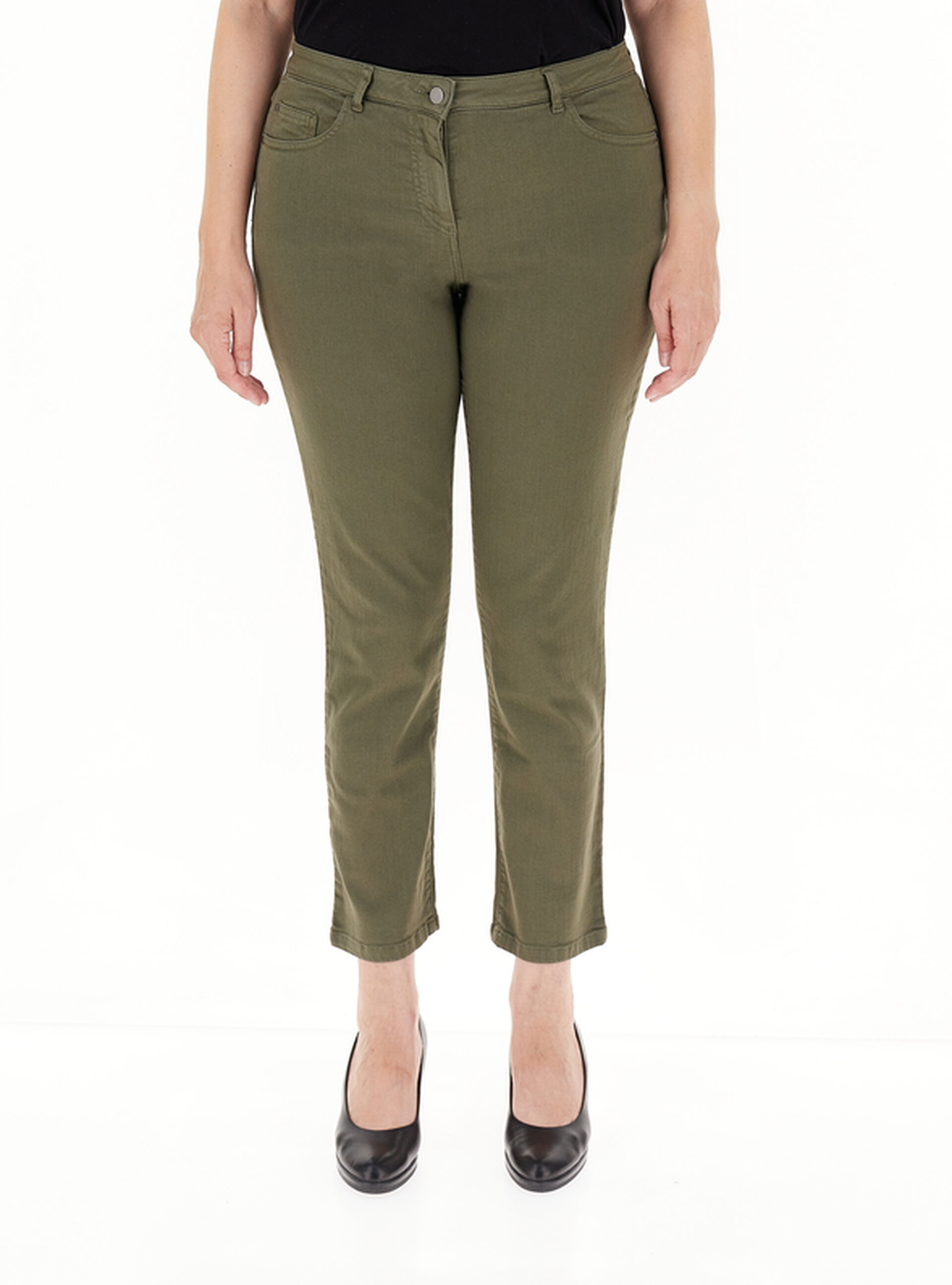 Jeans slim VERDE