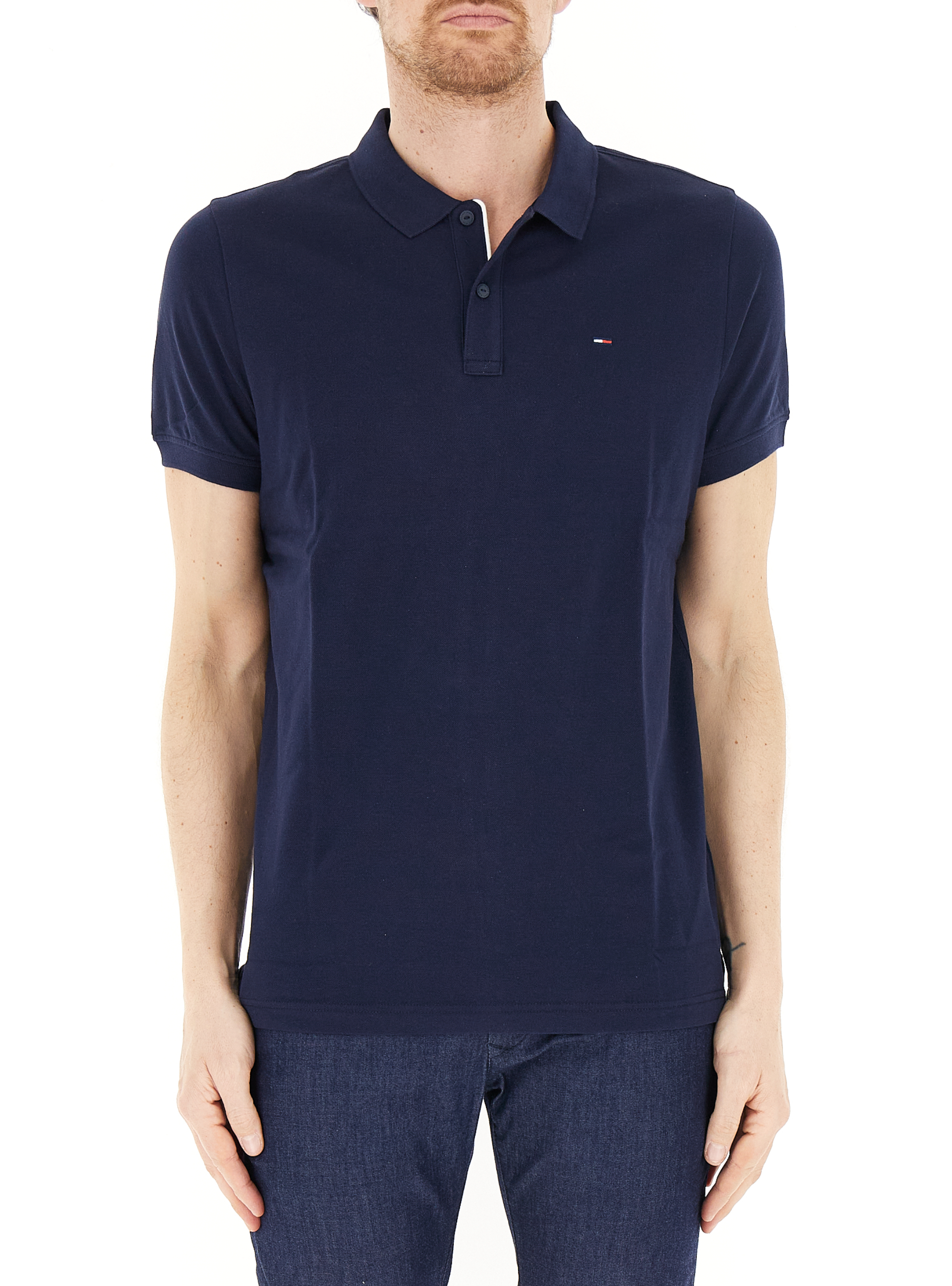Polo in cotone BLU NAVY