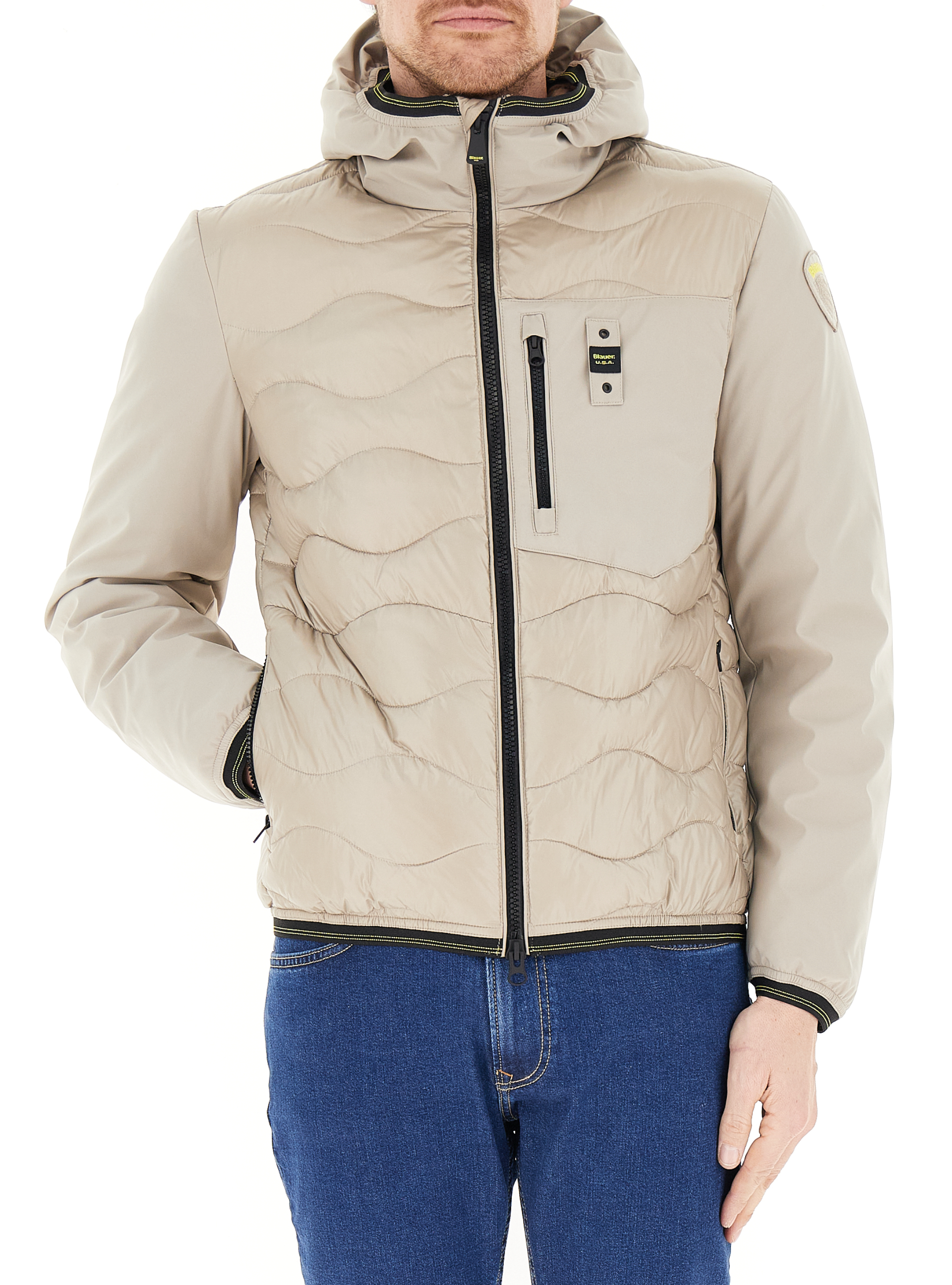 Piumino con cappuccio BEIGE XL