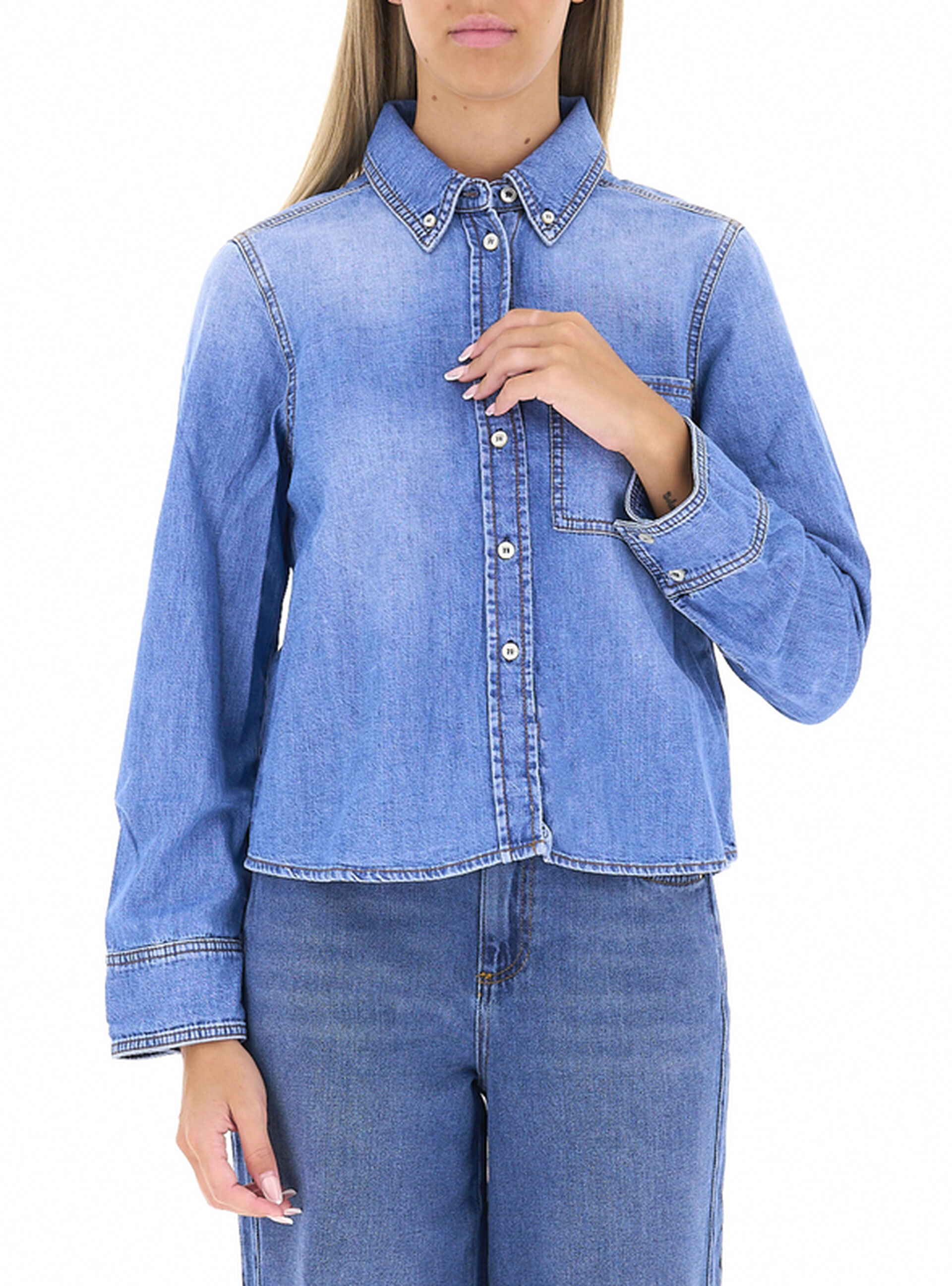 PENNYBLACK Camicia in jeans BLU 46