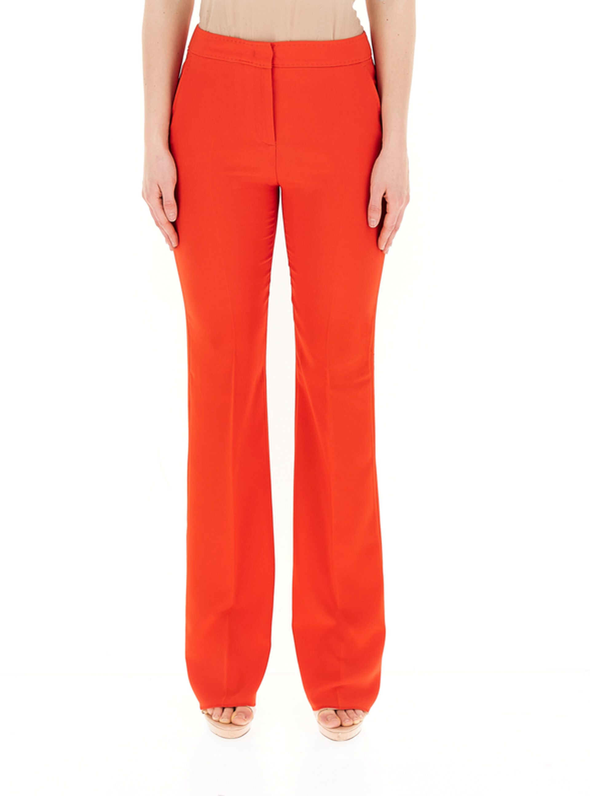 PENNYBLACK Pantalone flare ROSSO