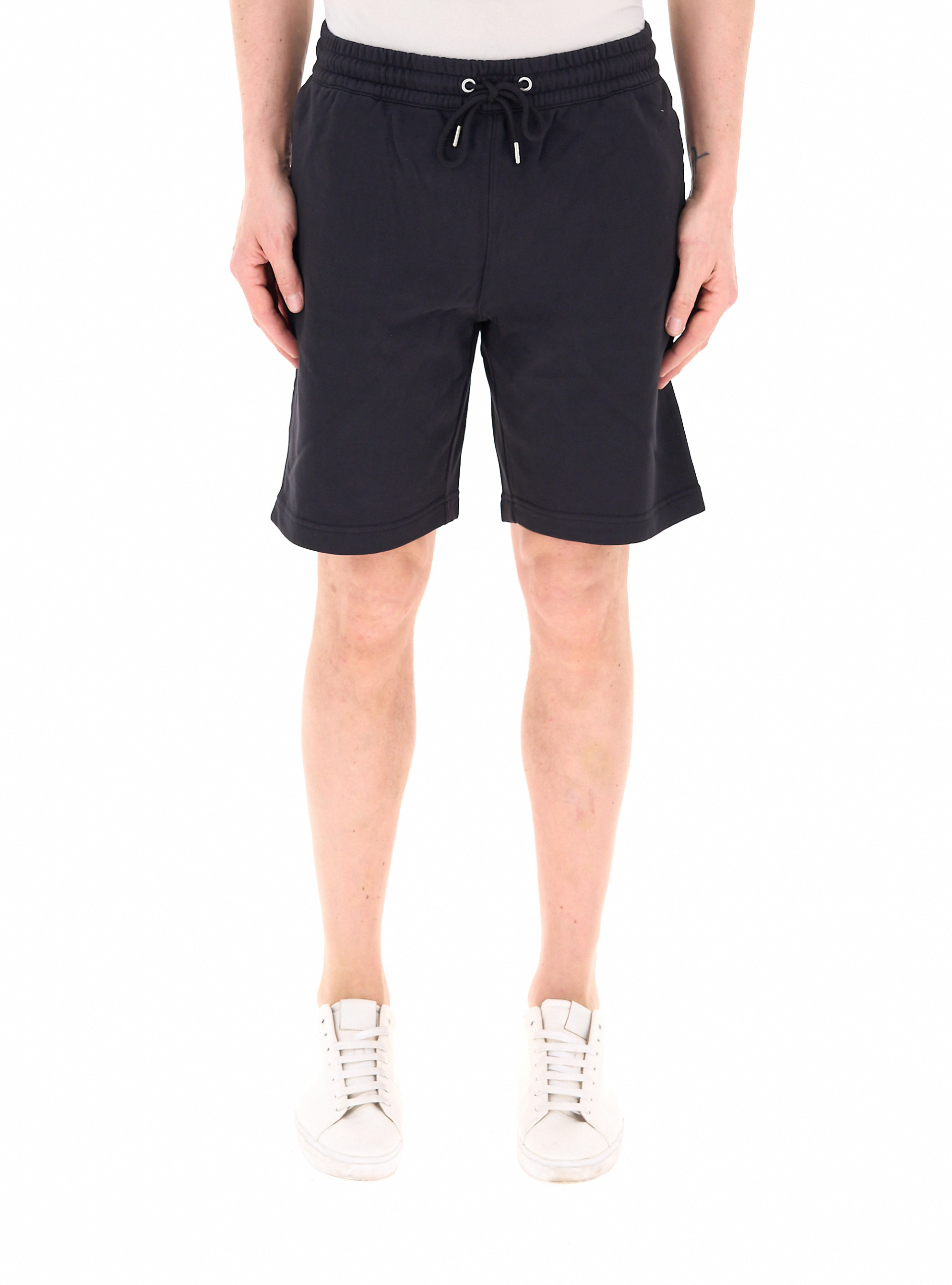 SUN68 Bermuda in felpa NERO
