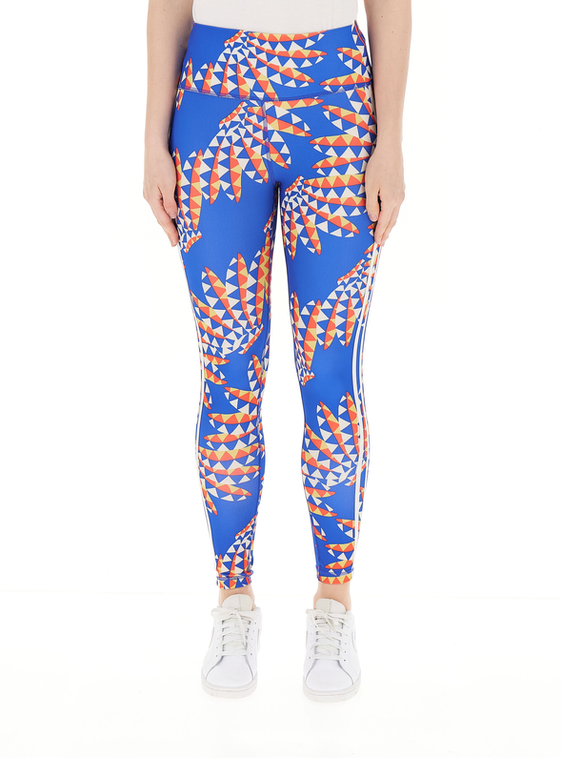 Leggings tessuto tecnico BLU ELETTRICO M