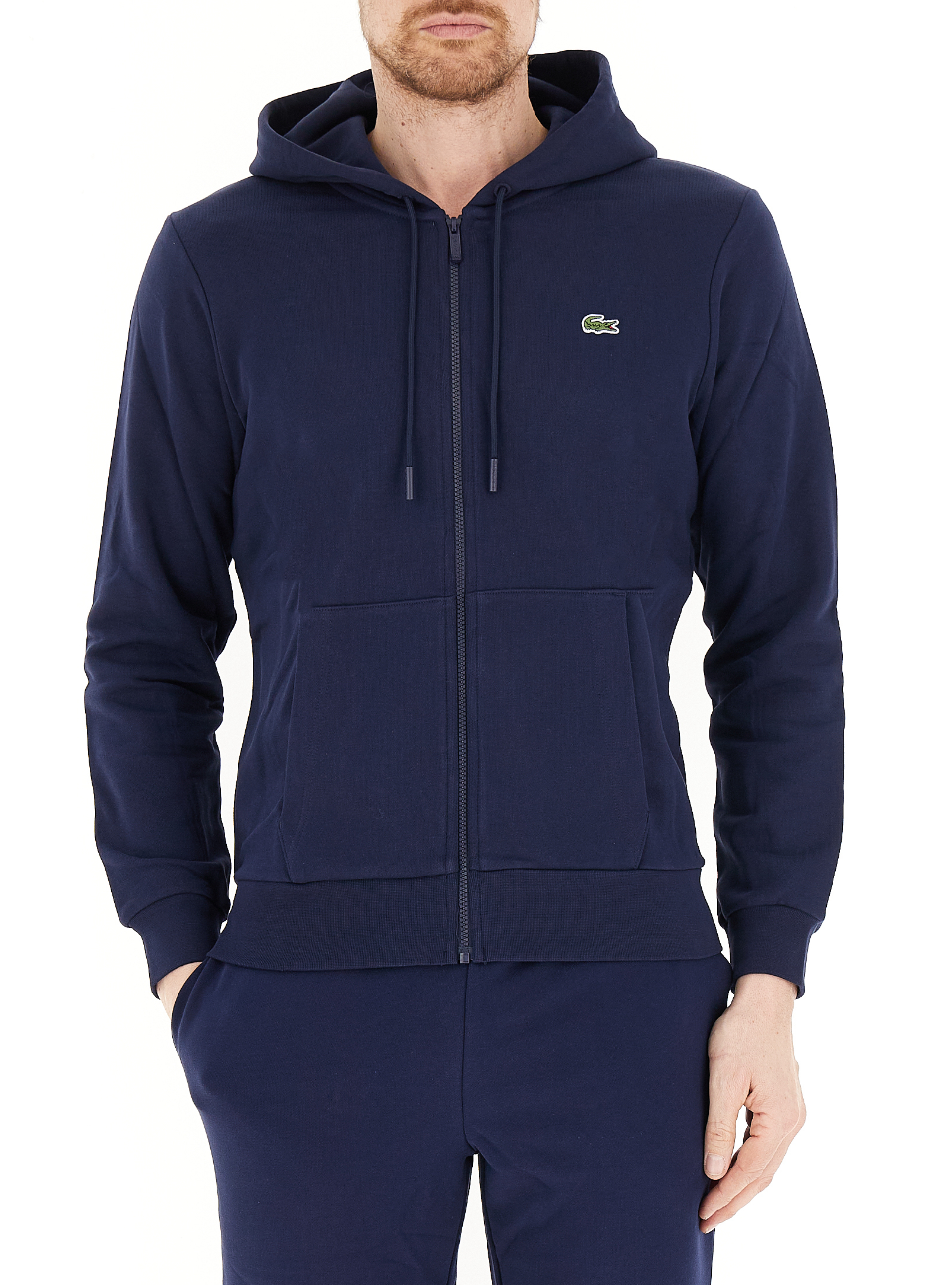 Felpa con cappuccio BLU NAVY