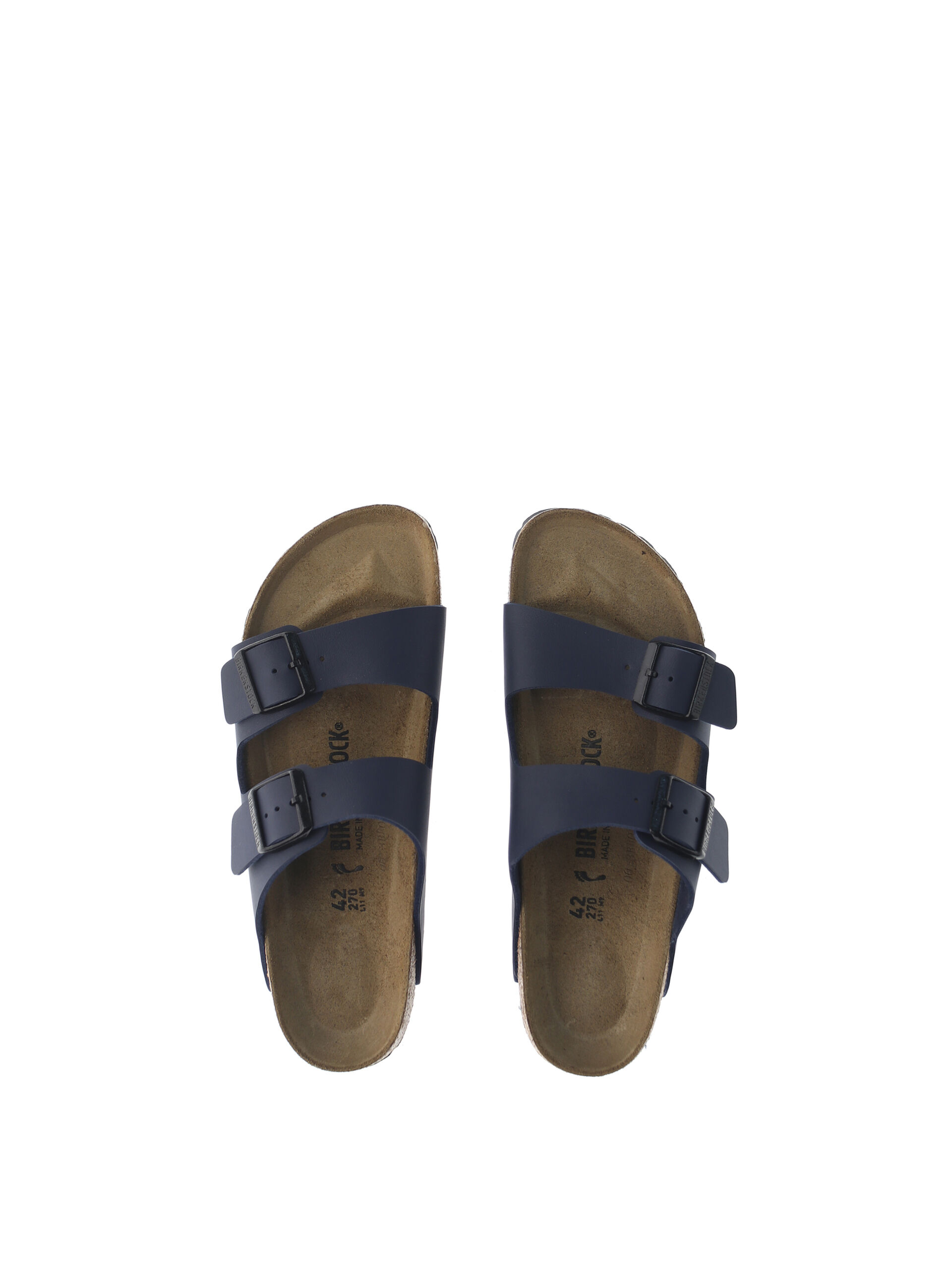 Ciabatte con fibbie BLU SCURO 44