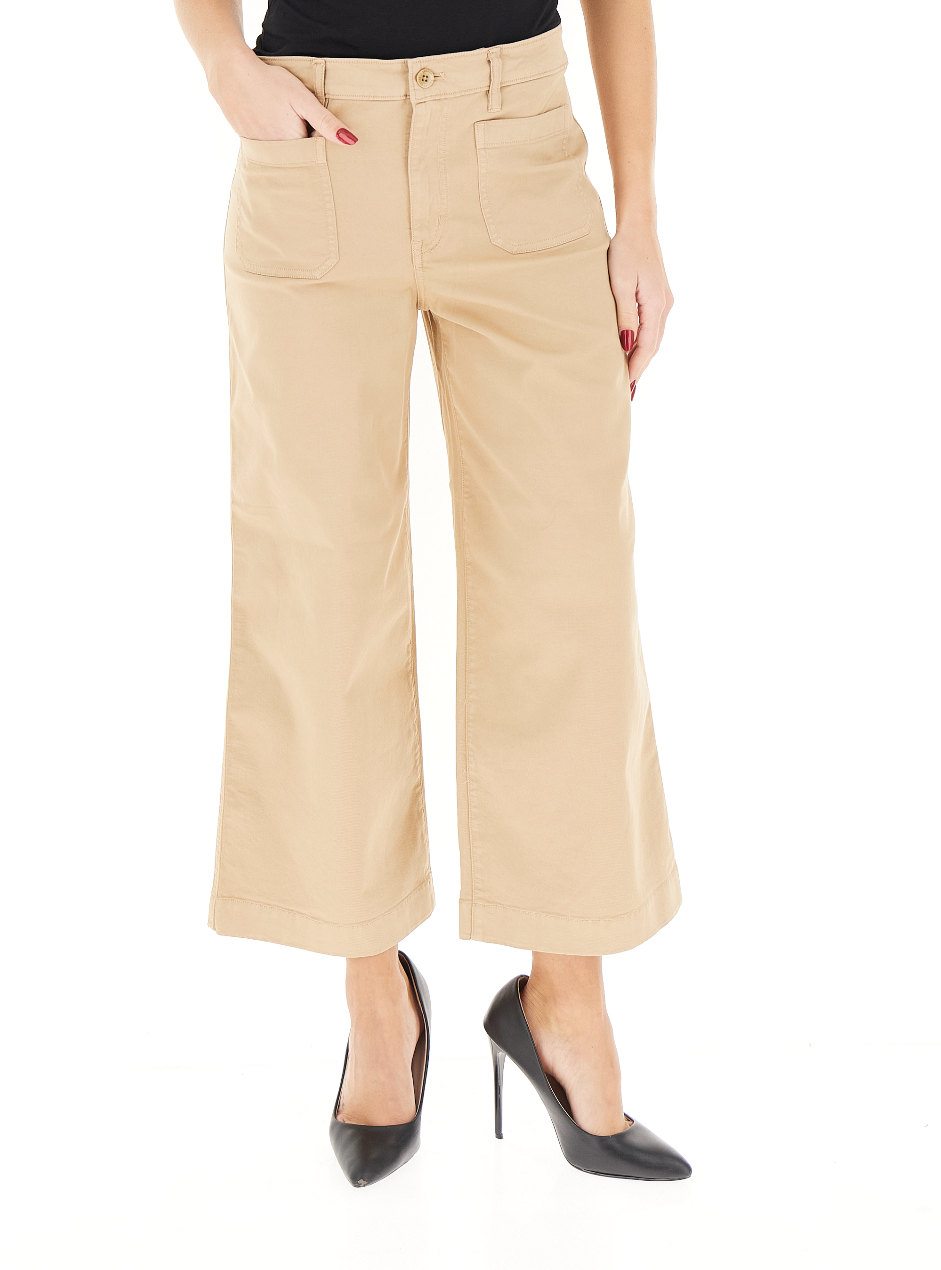 Pantalone wide leg LAUREN CAMMELLO 6