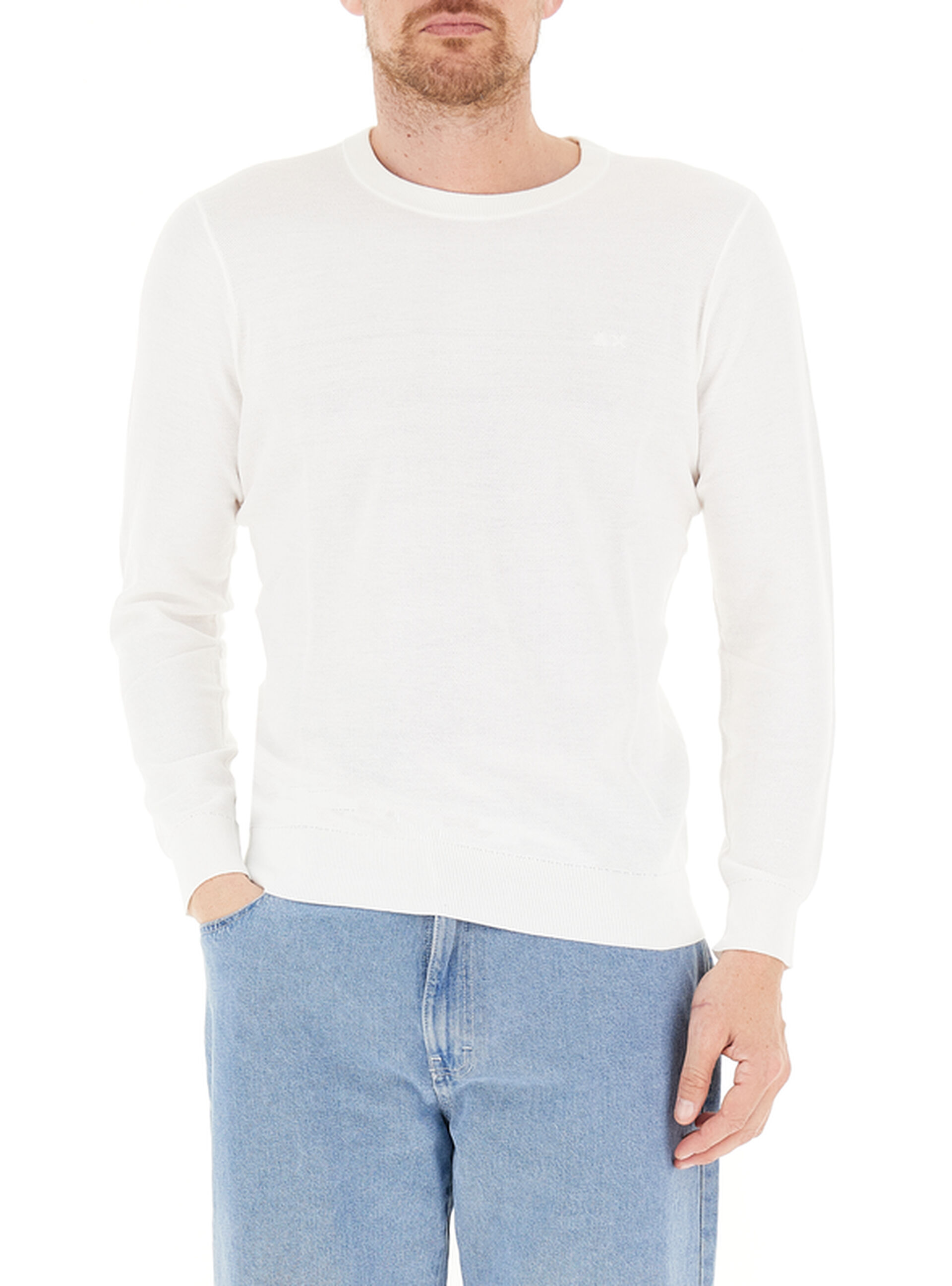 SUN68 Maglia girocollo PANNA
