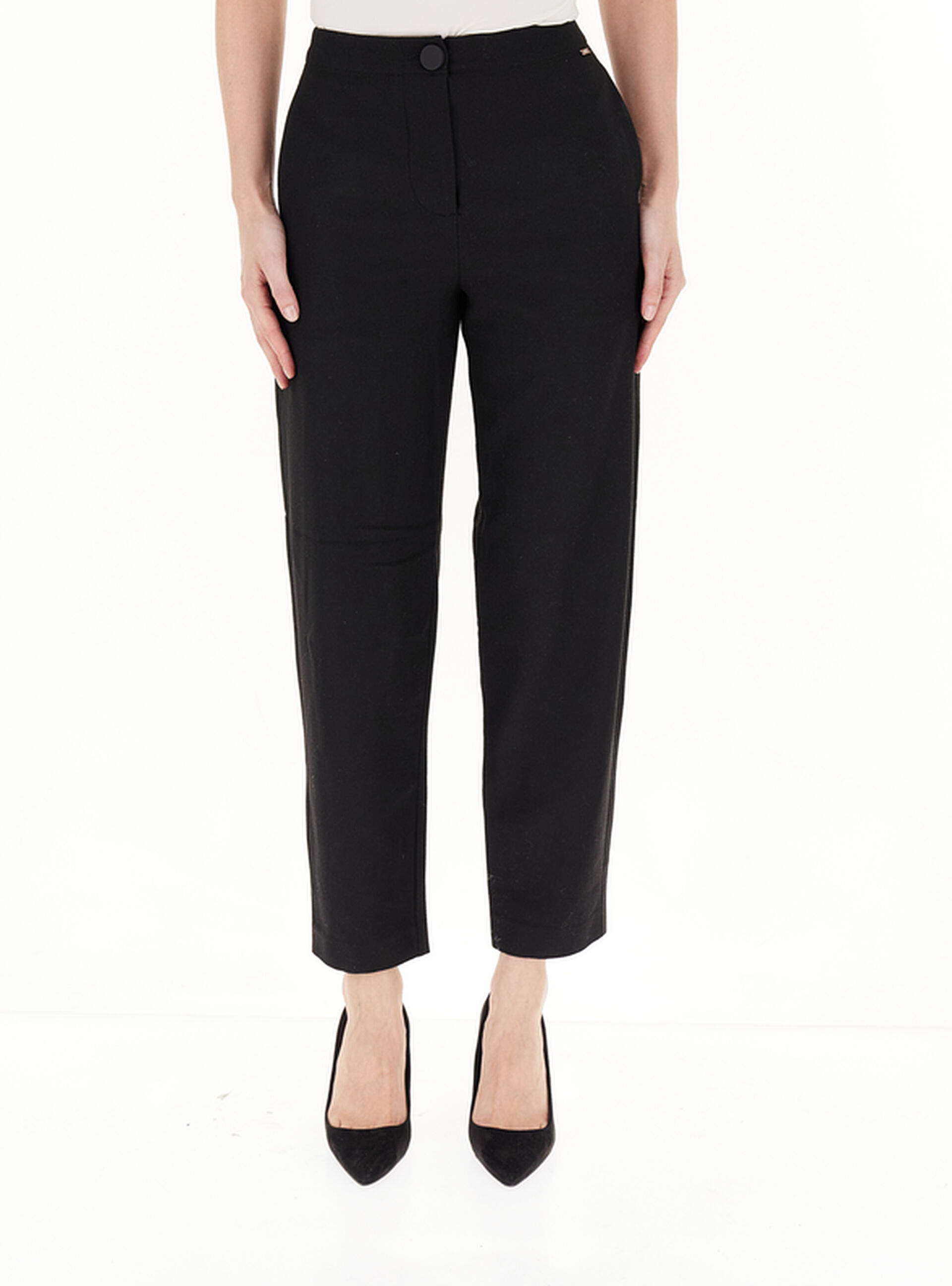 Pantalone misto lana NERO 6