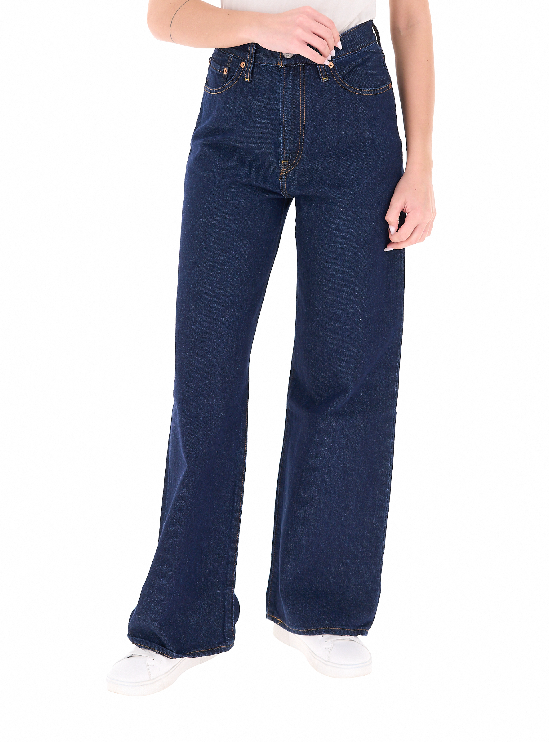 Jeans Ribcage LEVI'S BLU SCURO