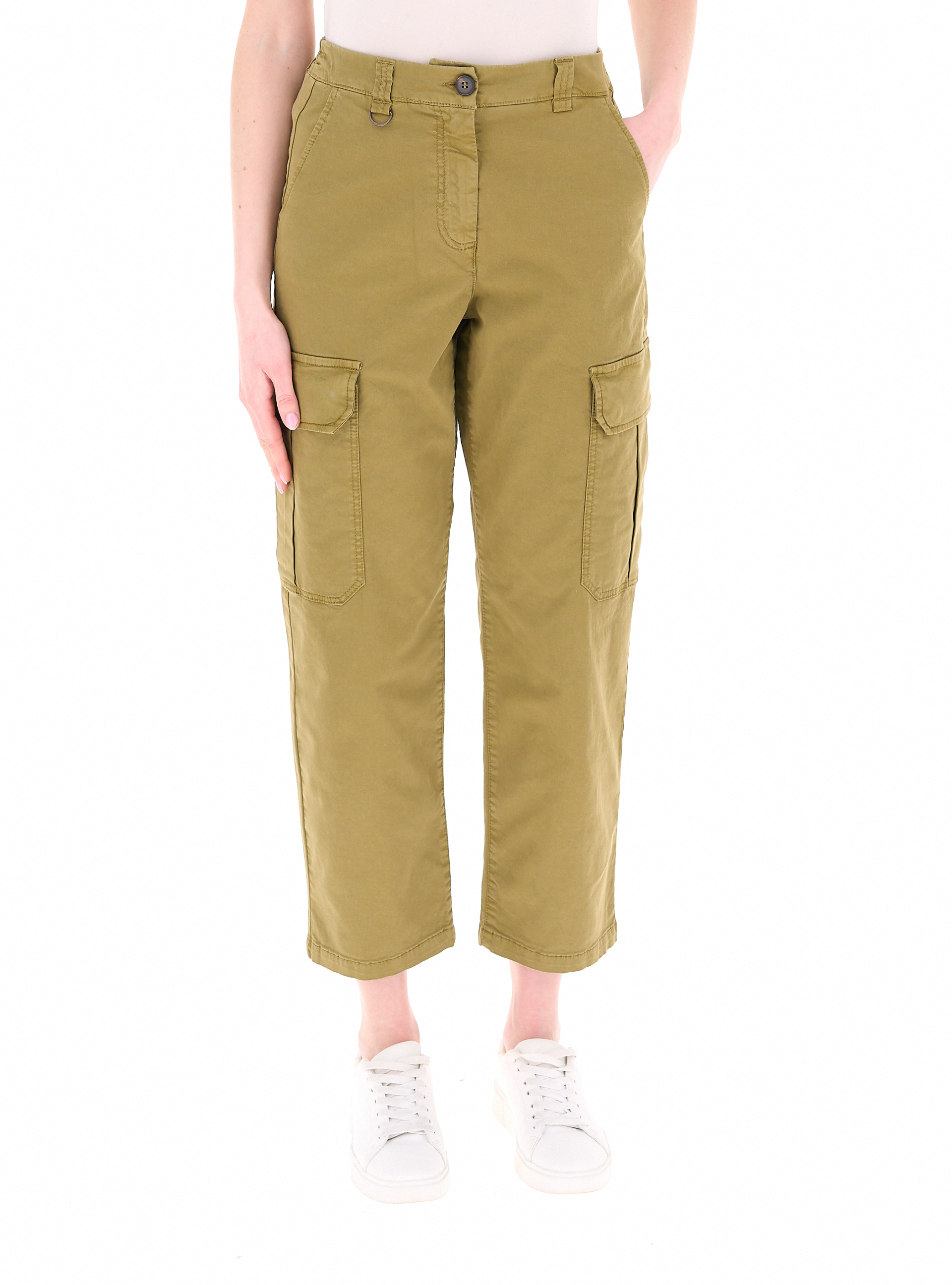Pantalone cargo VERDE OLIVA