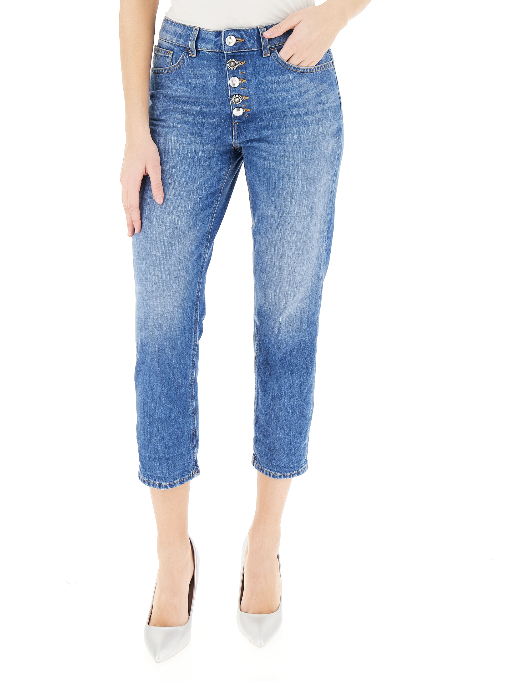 DONDUP Jeans cropped BLU CHIARO 31