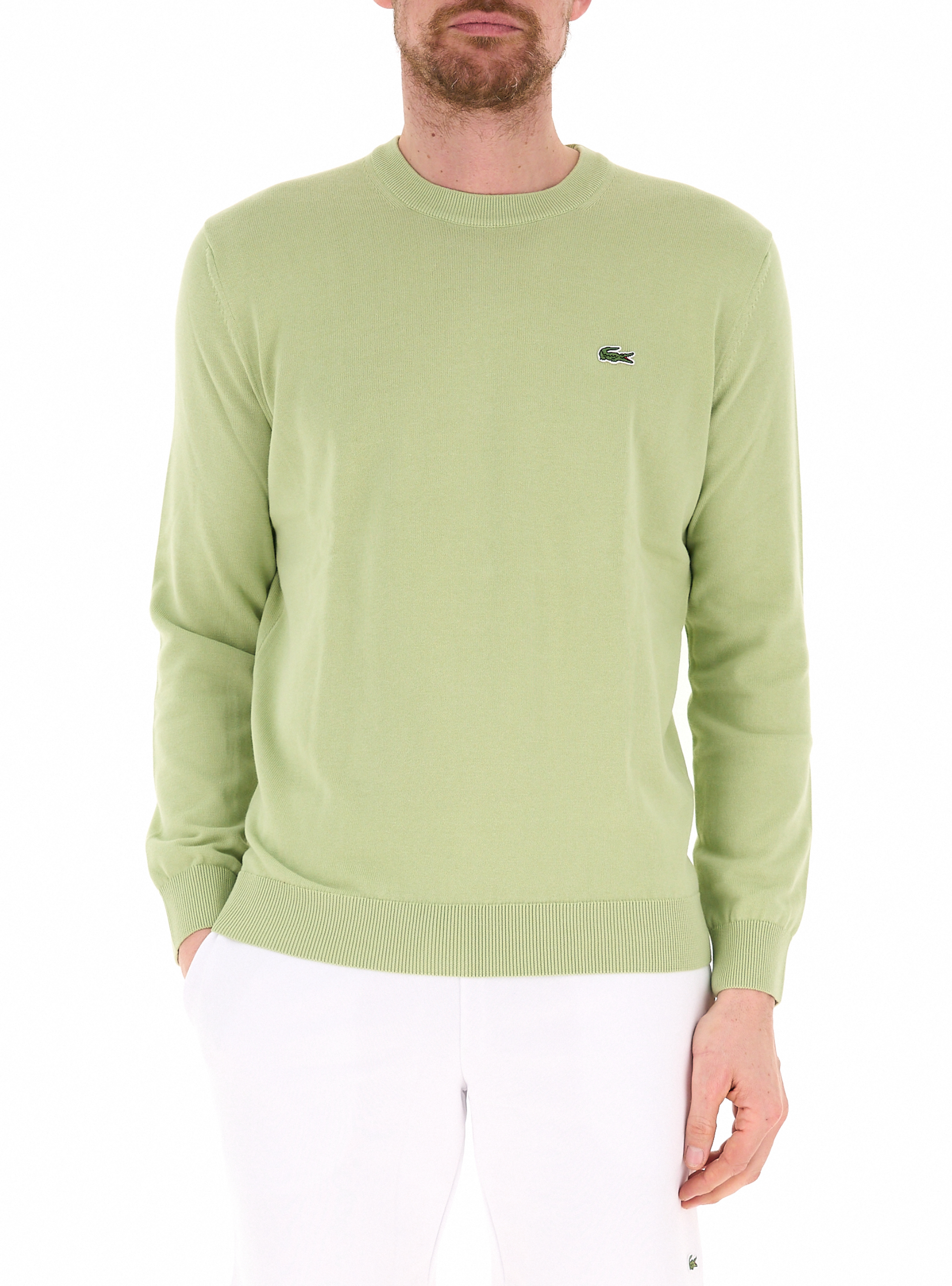 Maglia in cotone VERDE CHIARO
