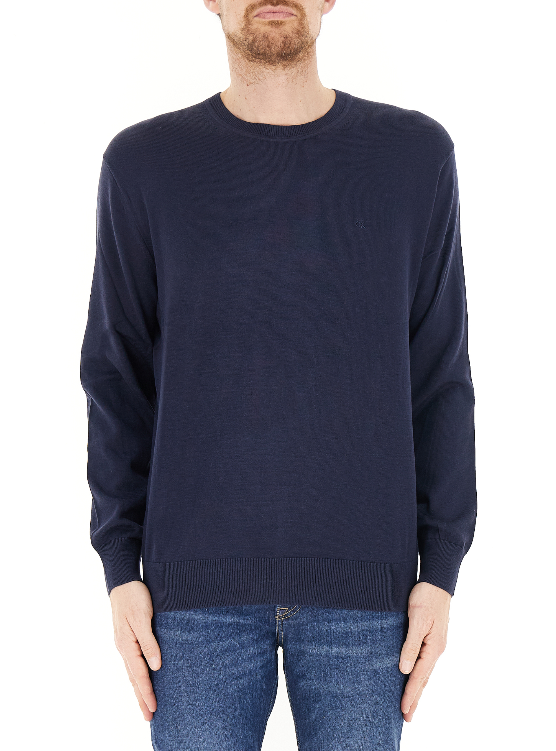 Maglione girocollo BLU SCURO S