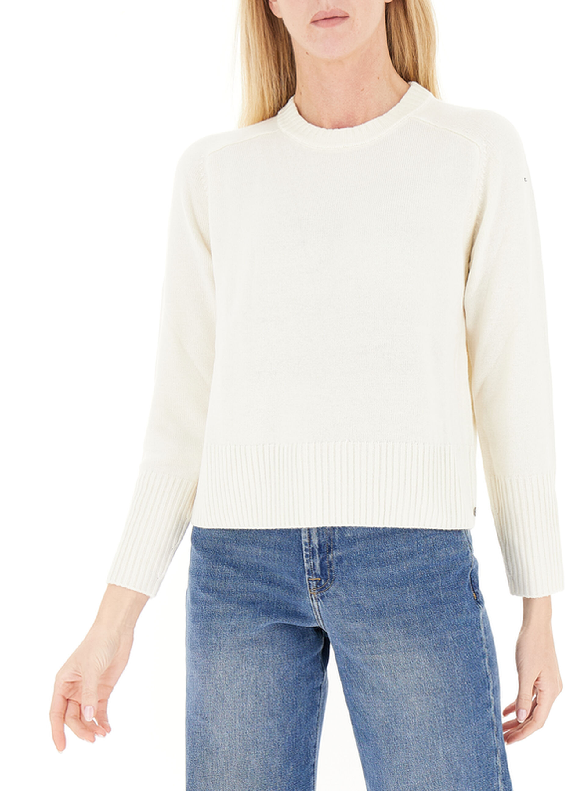 Maglione girocollo PANNA