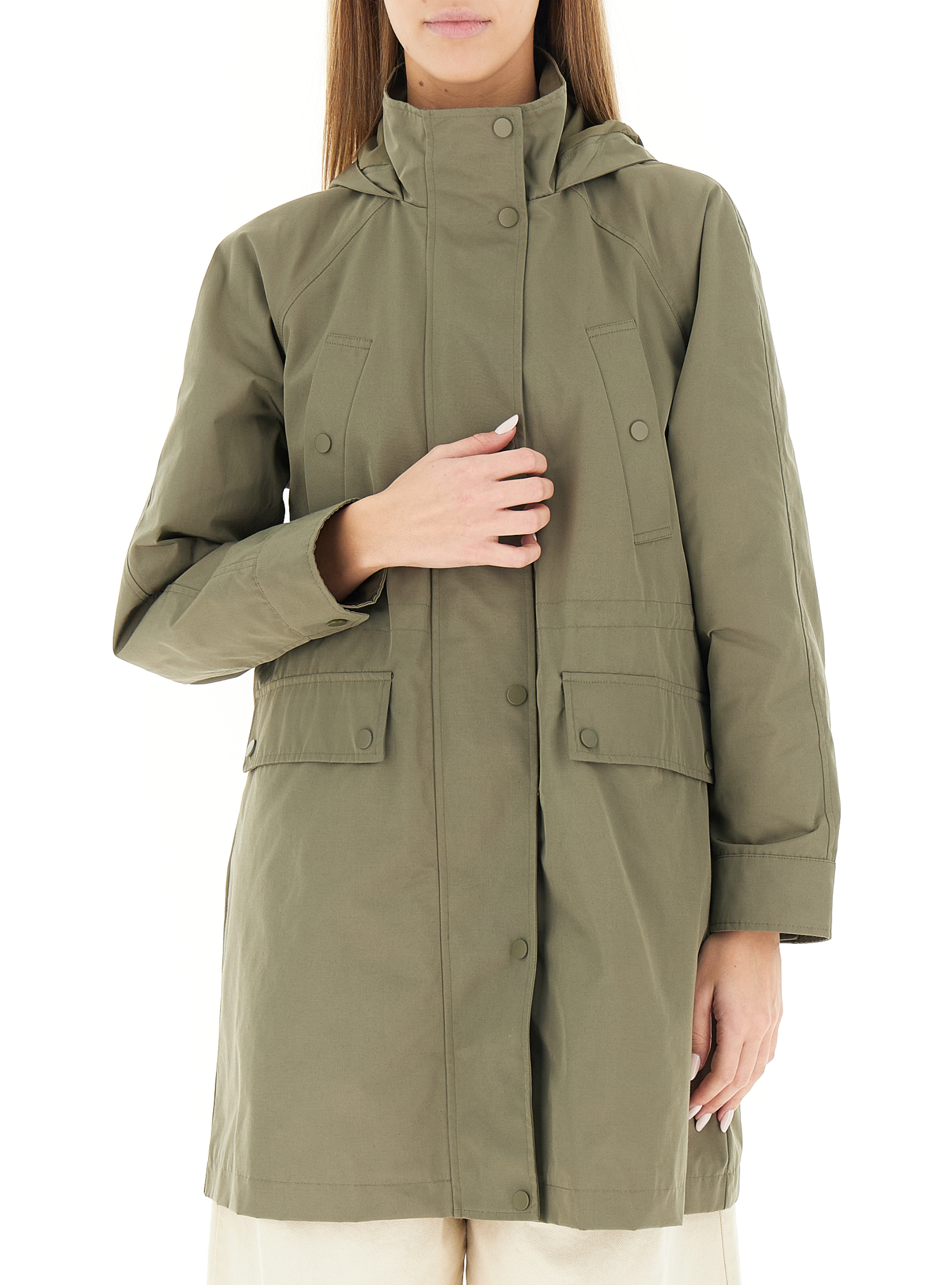 Parka con cappuccio VERDE OLIVA